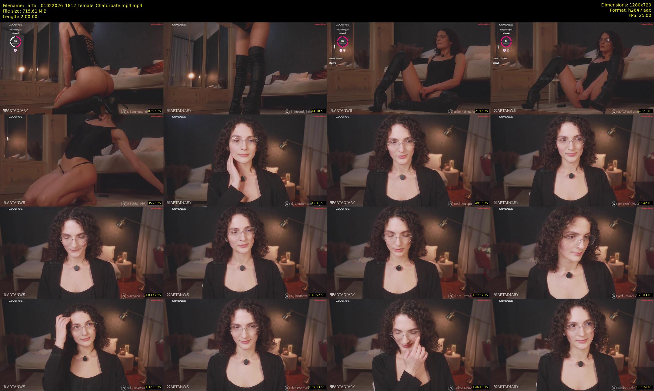 _arta_ — 120 minute Chaturbate female cam show recording, 720p, Feb 1, 2026