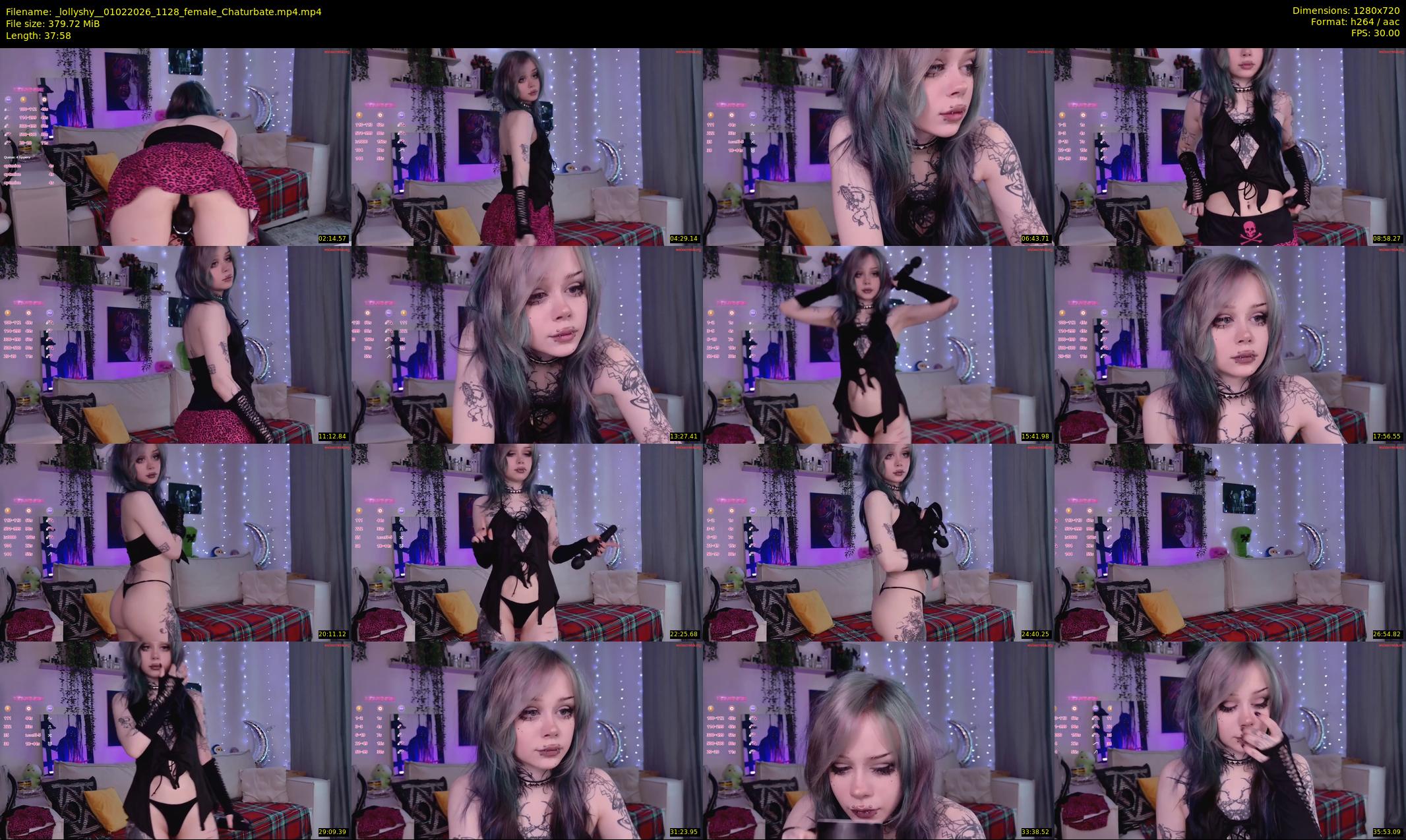 _lollyshy_ — 38 minute Chaturbate female cam show recording, 720p, Feb 1, 2026