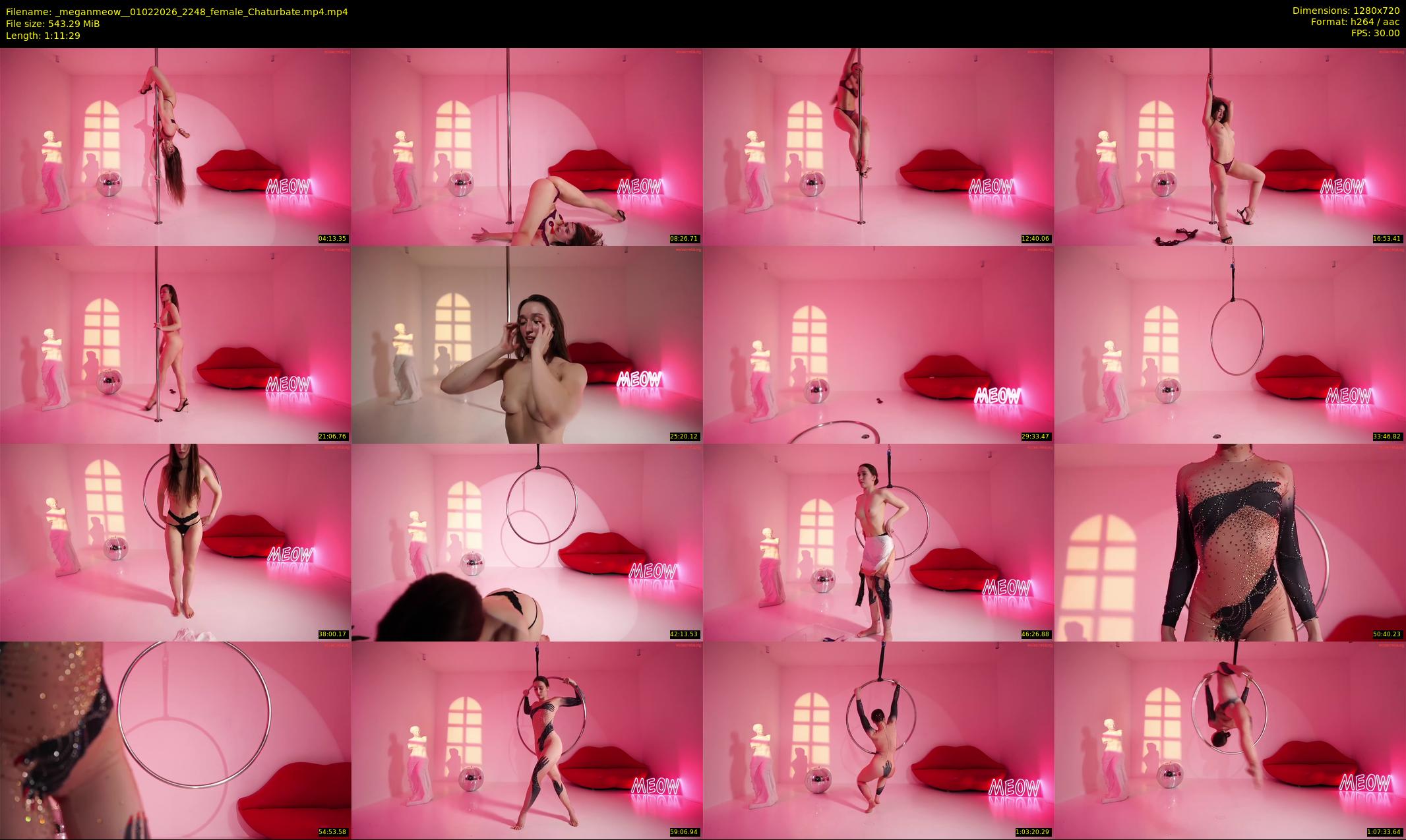 _meganmeow_ — 72 minute Chaturbate female cam show recording, 720p, Feb 1, 2026