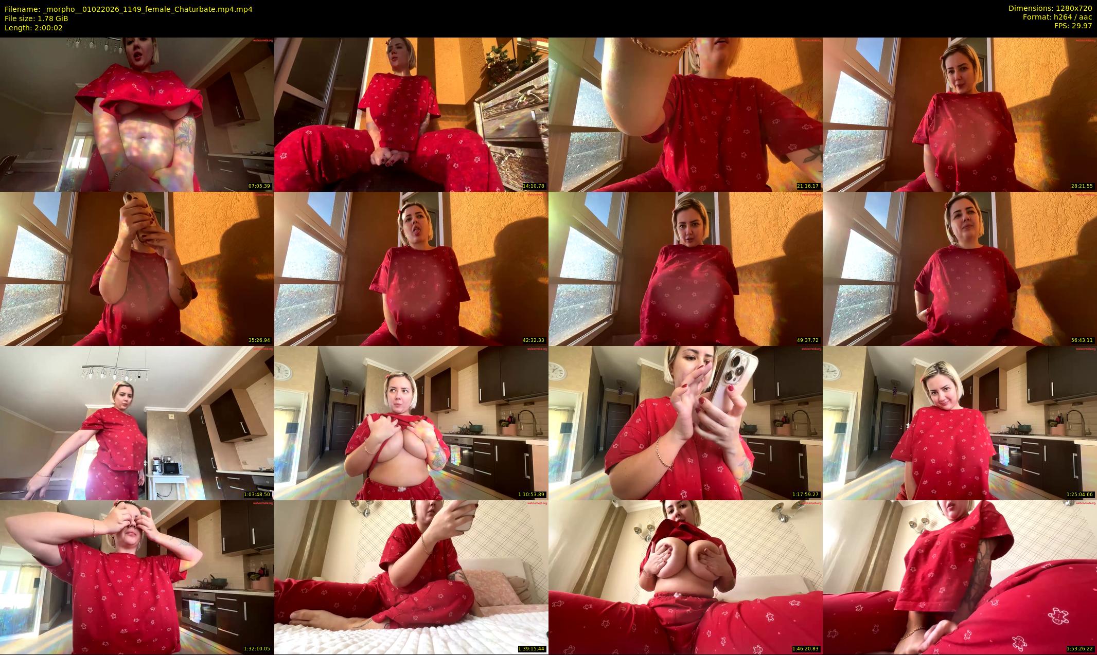 _morpho_ — 121 minute Chaturbate female cam show recording, 720p, Feb 1, 2026