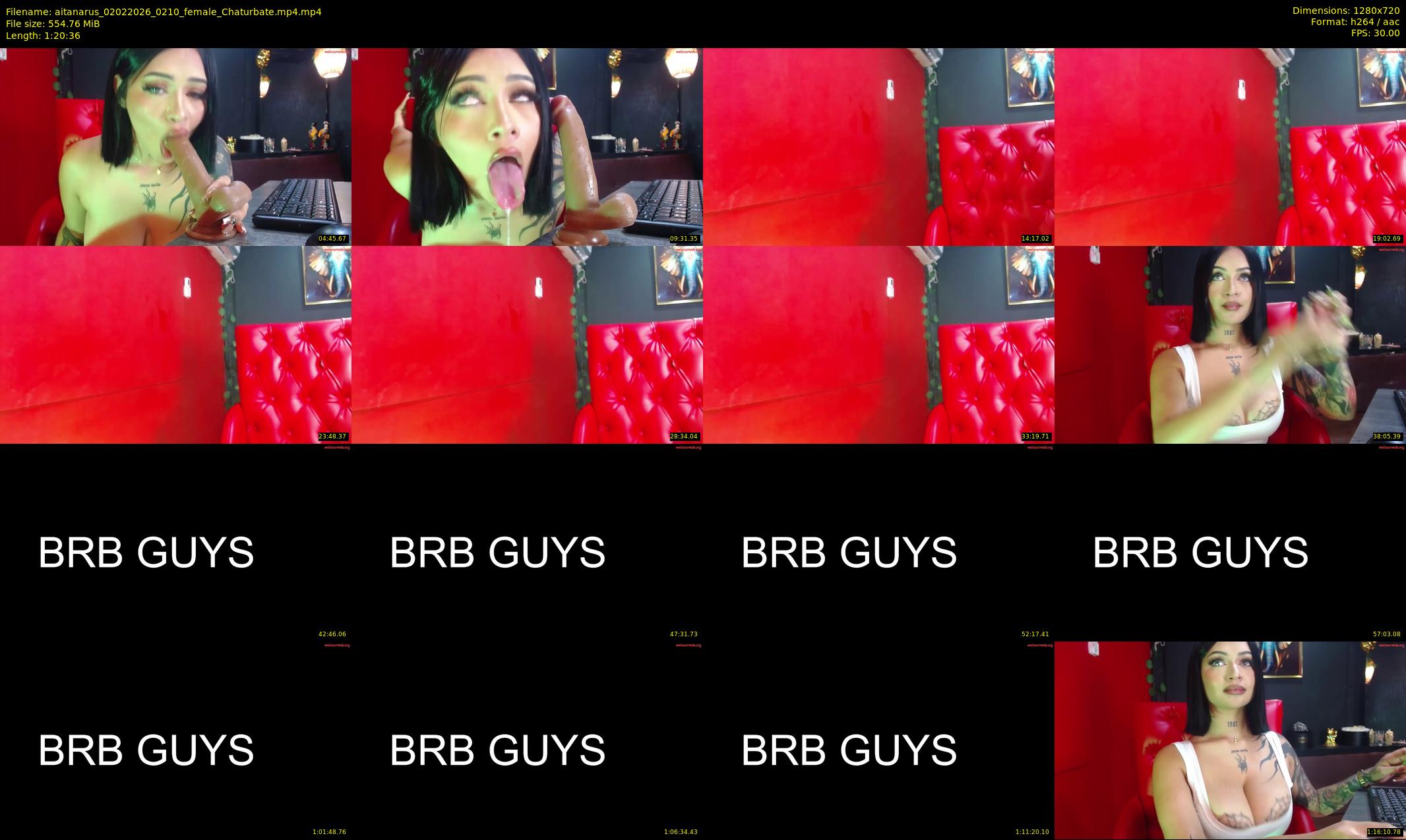 aitanarus — 81 minute Chaturbate female cam show recording, 720p, Feb 2, 2026