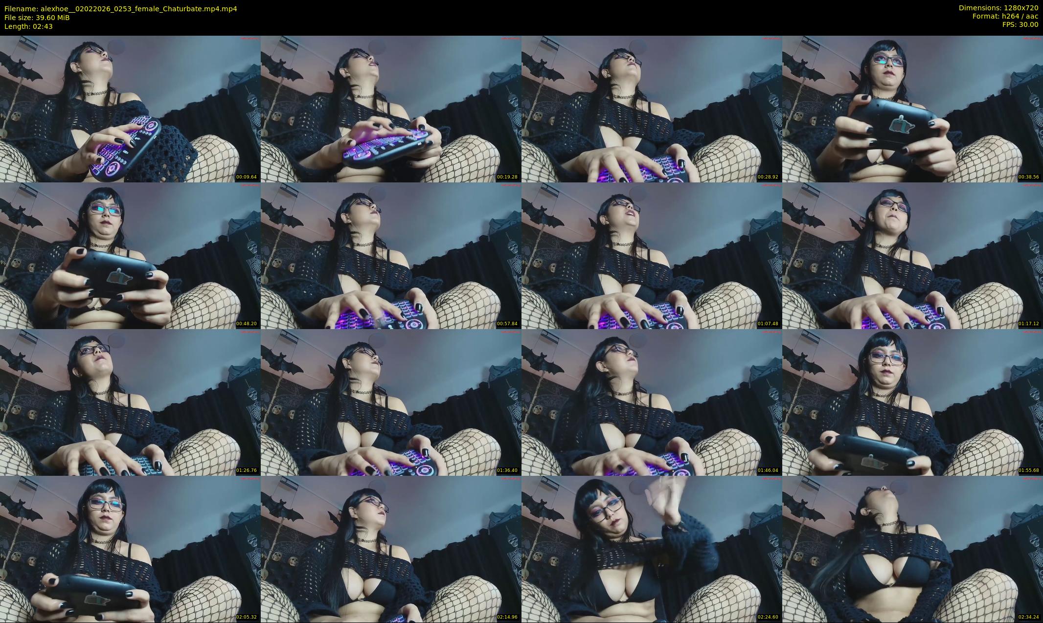 alexhoe_ — 3 minute Chaturbate female cam show recording, 720p, Feb 2, 2026