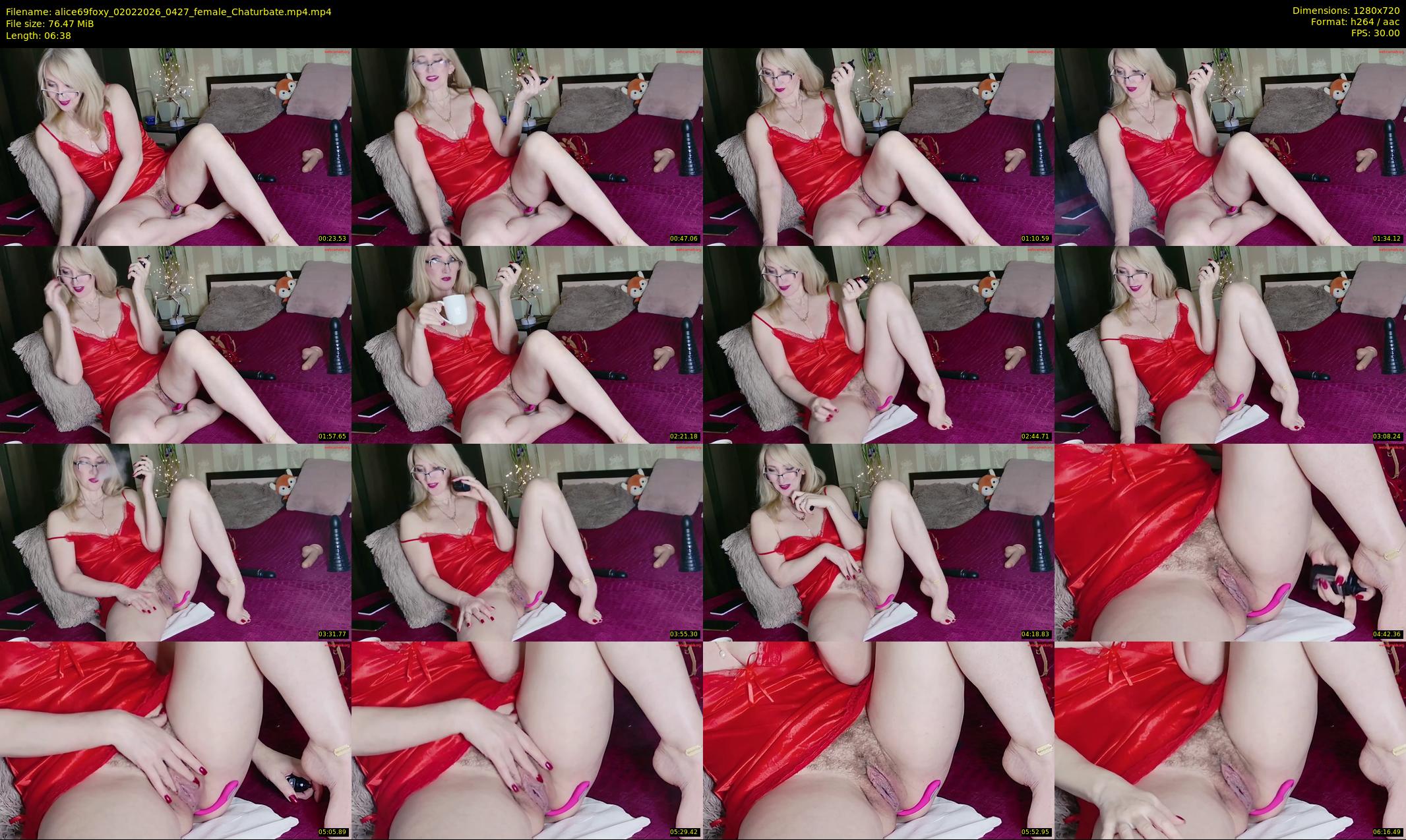 alice69foxy — 7 minute Chaturbate female cam show recording, 720p, Feb 2, 2026