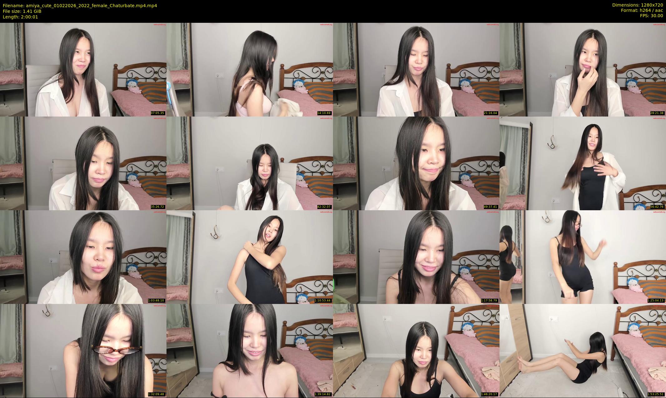 amiya_cute — 121 minute Chaturbate female cam show recording, 720p, Feb 1, 2026