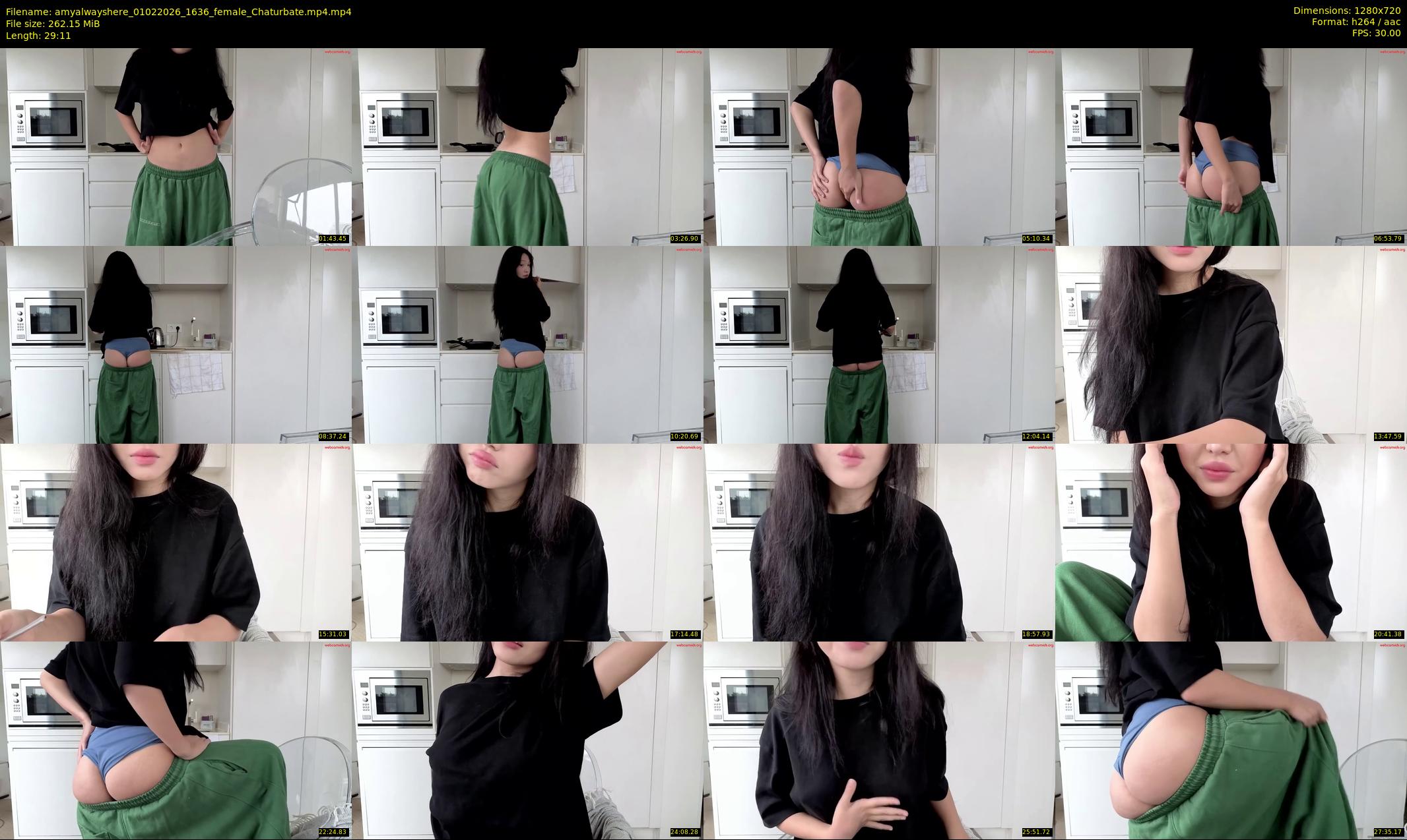 amyalwayshere — 30 minute Chaturbate female cam show recording, 720p, Feb 1, 2026