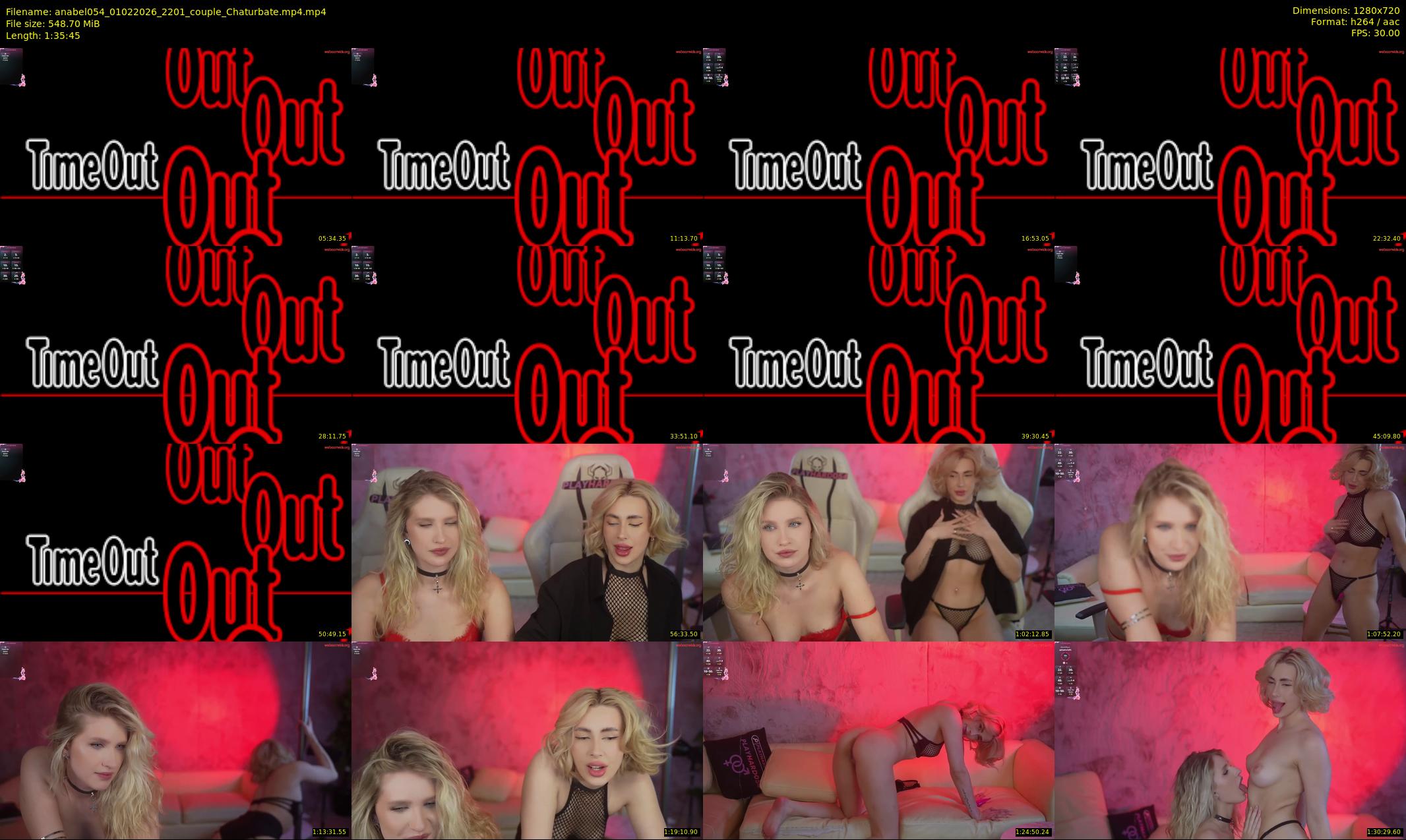 anabel054 — 96 minute Chaturbate female cam show recording, 720p, Feb 1, 2026