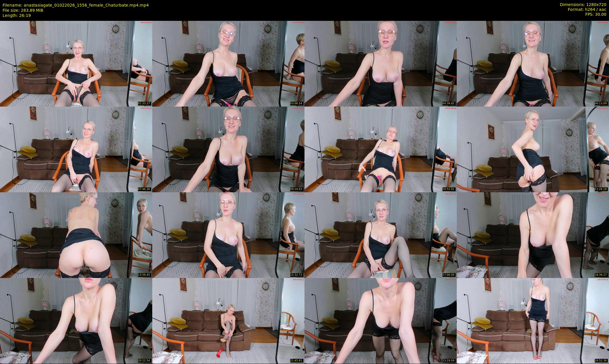 anastasiagate — 27 minute Chaturbate female cam show recording, 720p, Feb 1, 2026