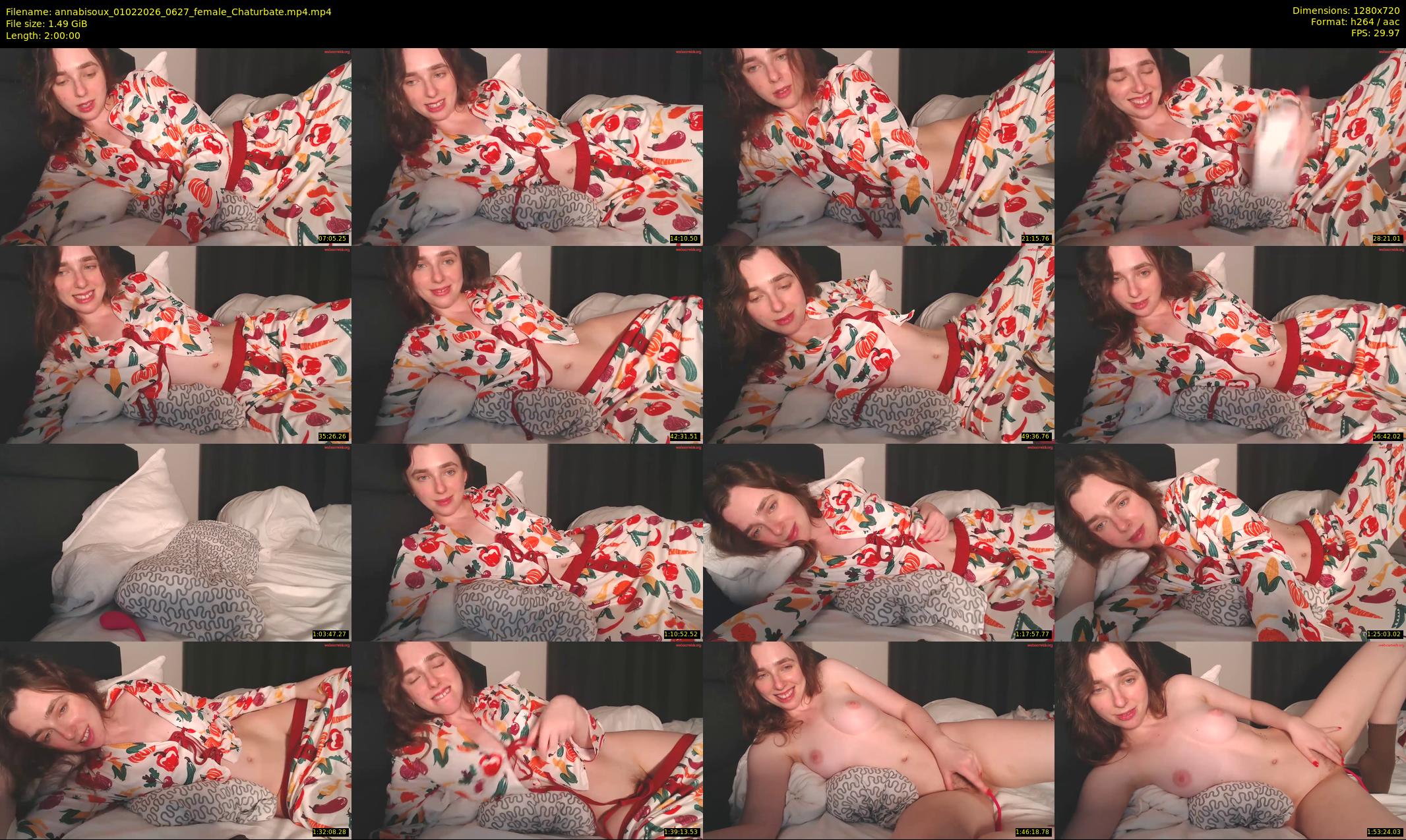 annabisoux — 120 minute Chaturbate female cam show recording, 720p, Feb 1, 2026