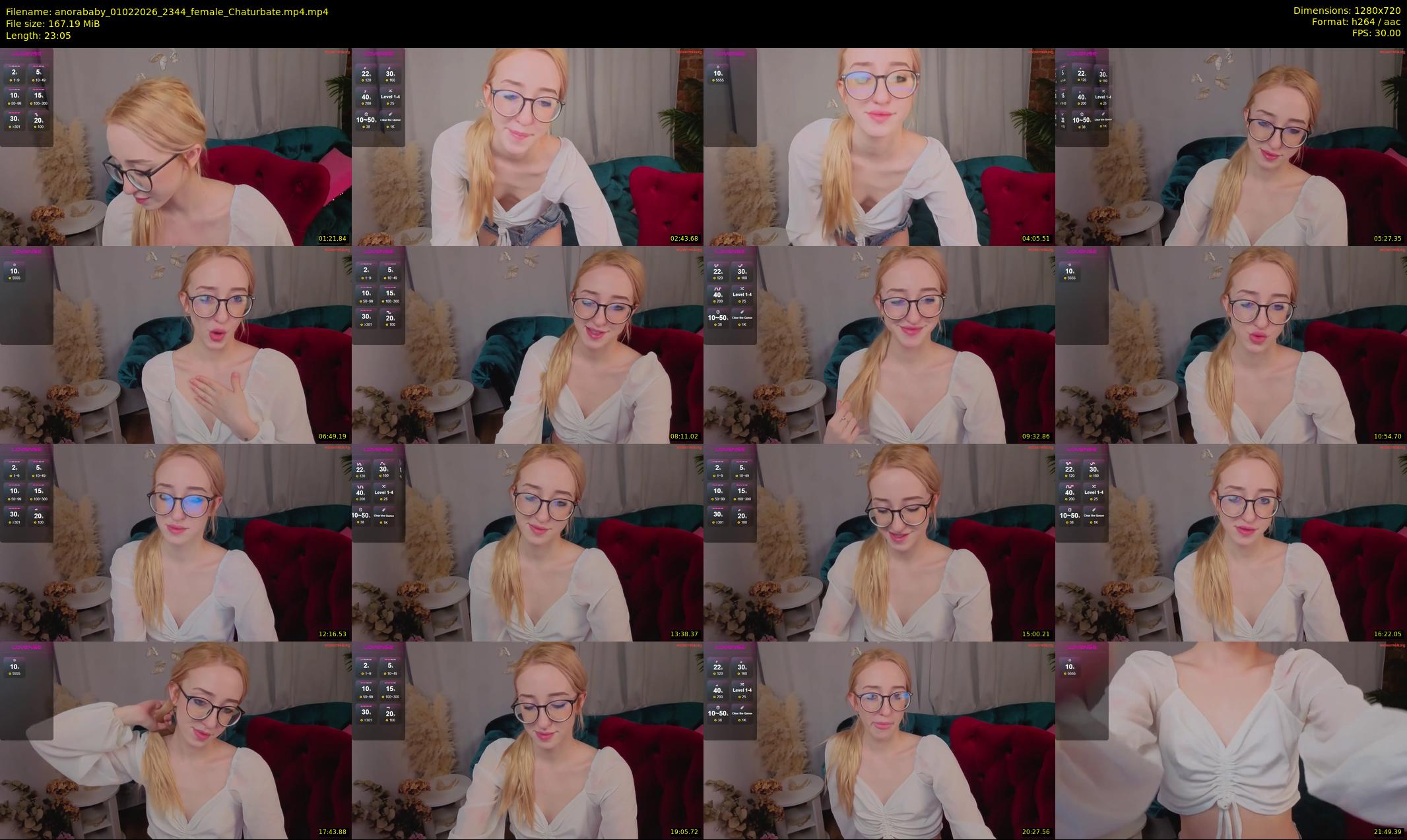 anorababy — 24 minute Chaturbate female cam show recording, 720p, Feb 1, 2026