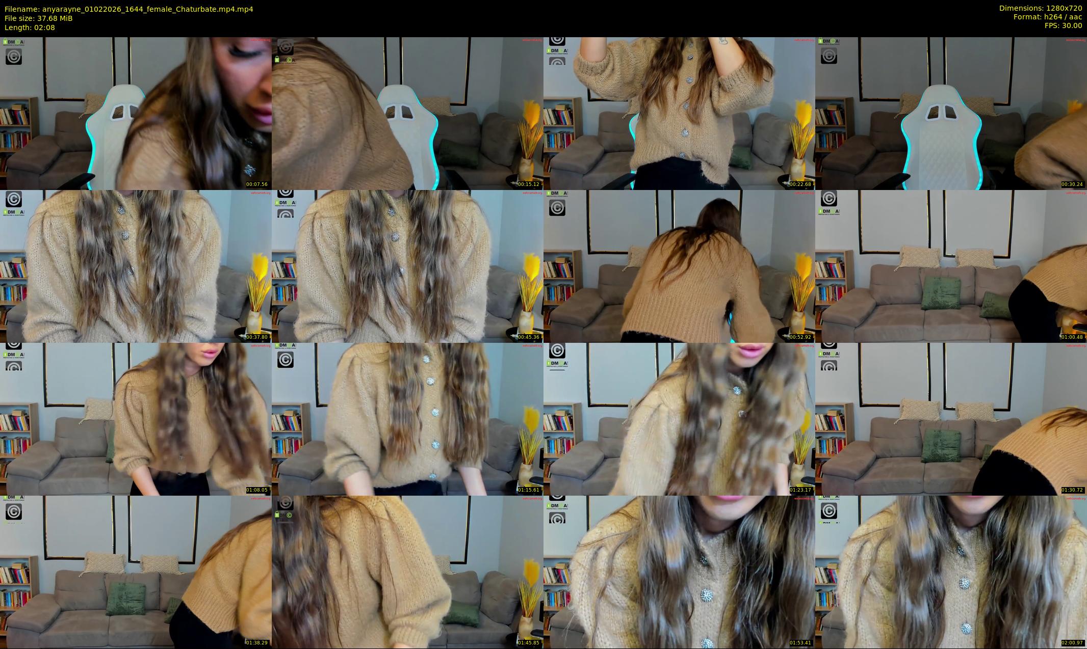 anyarayne — 3 minute Chaturbate female cam show recording, 720p, Feb 1, 2026
