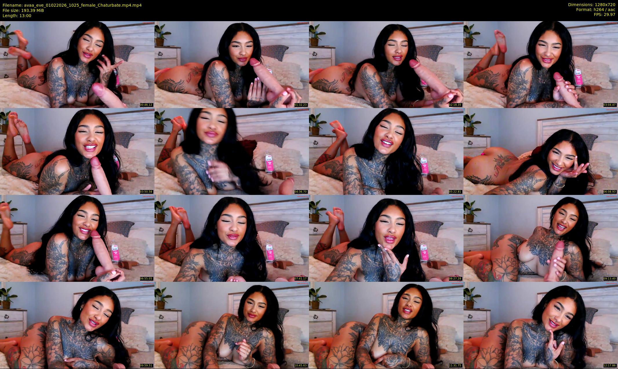 avaa_eve — 13 minute Chaturbate female cam show recording, 720p, Feb 1, 2026