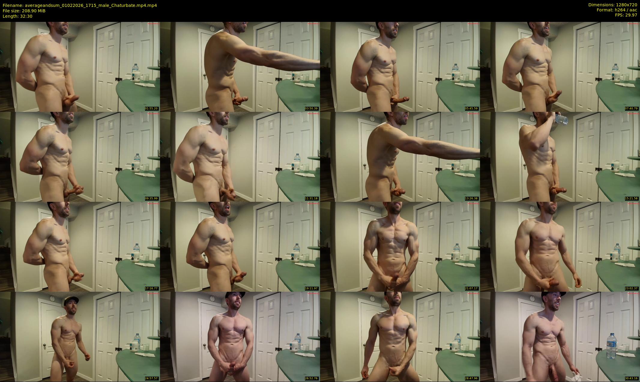 averageandsum — 33 minute Chaturbate male cam show recording, 720p, Feb 1, 2026