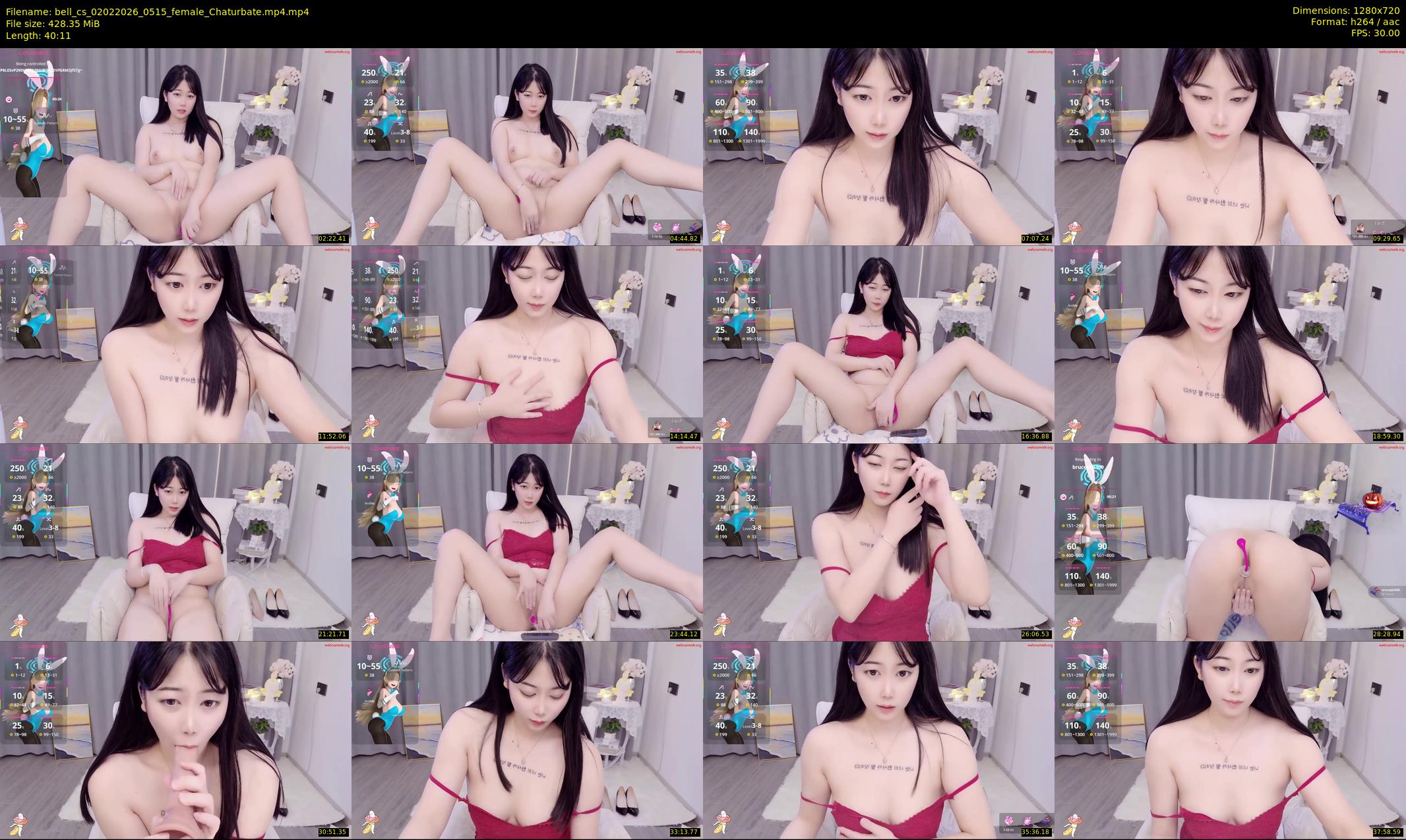 bell_cs — 41 minute Chaturbate female cam show recording, 720p, Feb 2, 2026