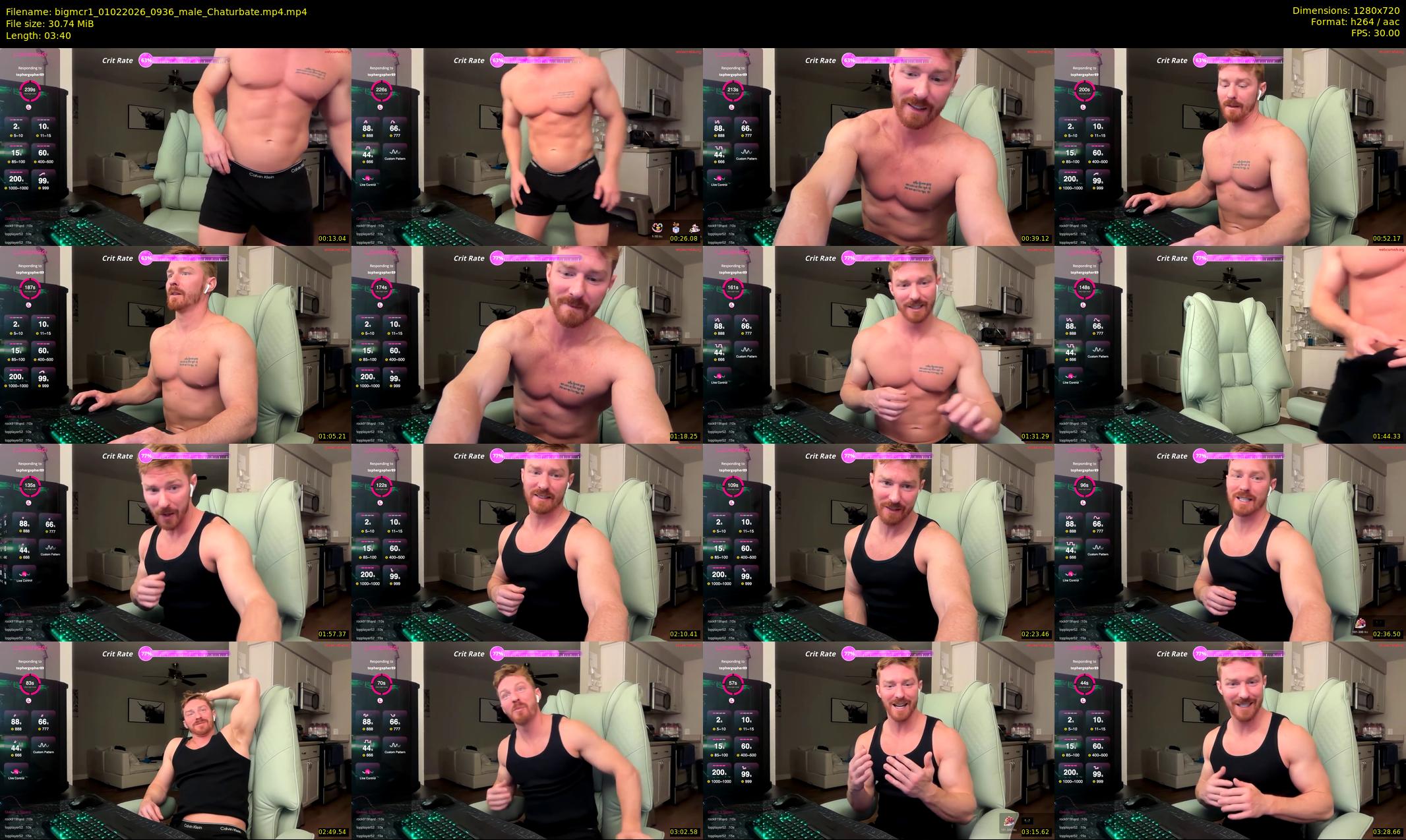 bigmcr1 — 4 minute Chaturbate male cam show recording, 720p, Feb 1, 2026