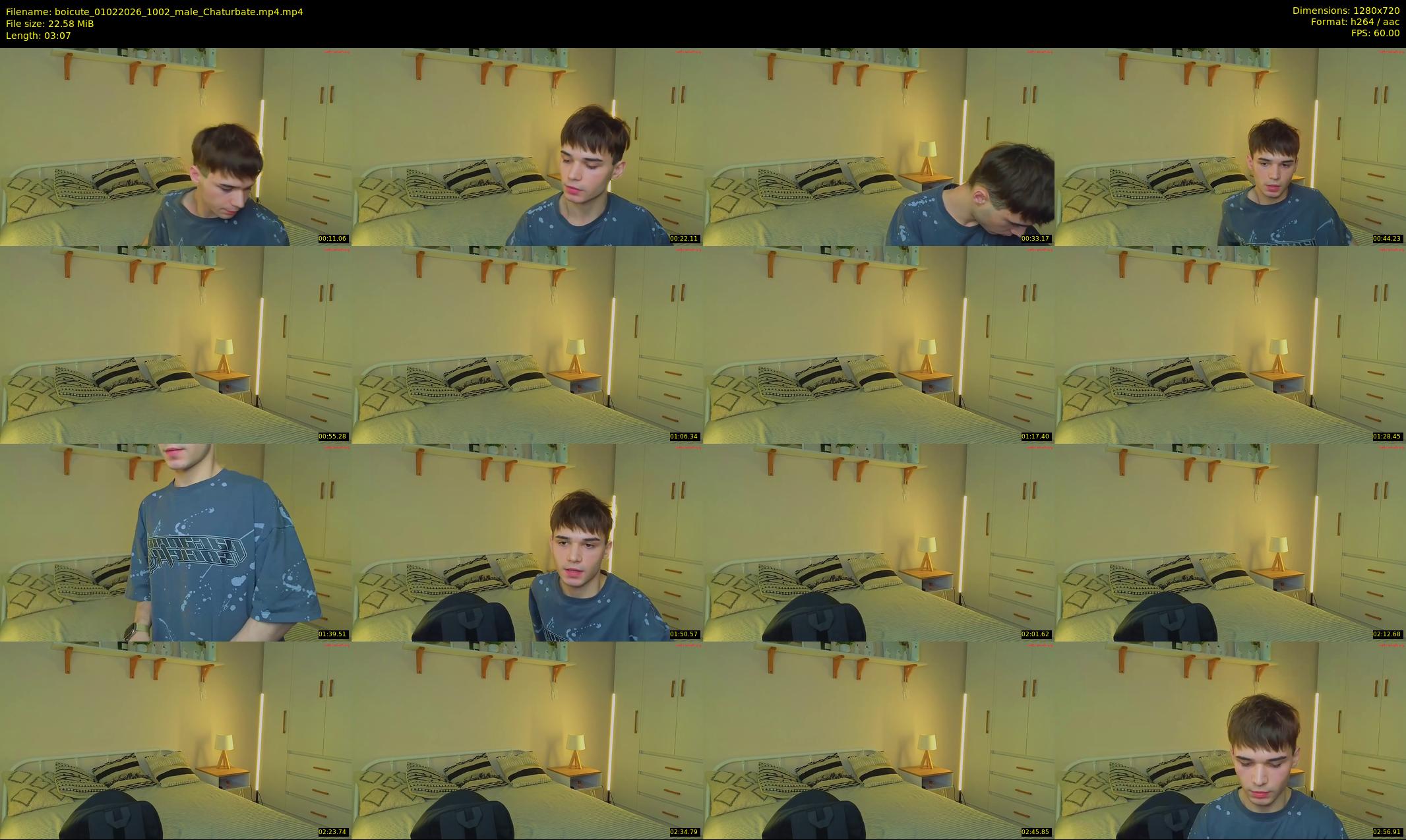 boicute — 4 minute Chaturbate male cam show recording, 720p, Feb 1, 2026
