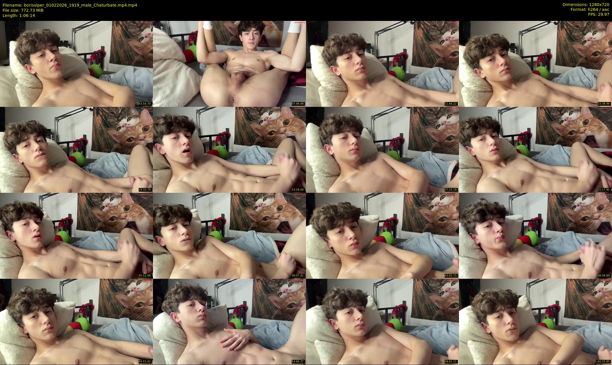 borisviper — 67 minute Chaturbate male cam show recording, 720p, Feb 1, 2026