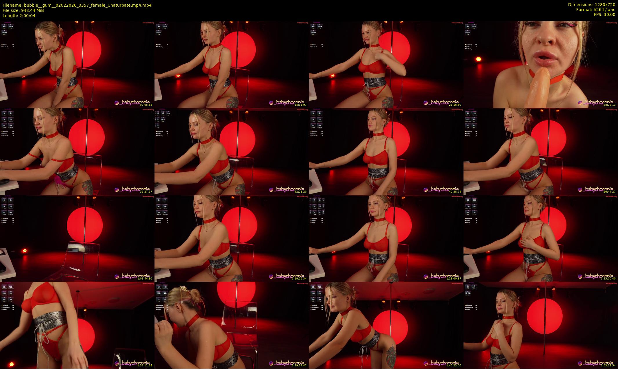 bubble__gum_ — 121 minute Chaturbate female cam show recording, 720p, Feb 2, 2026