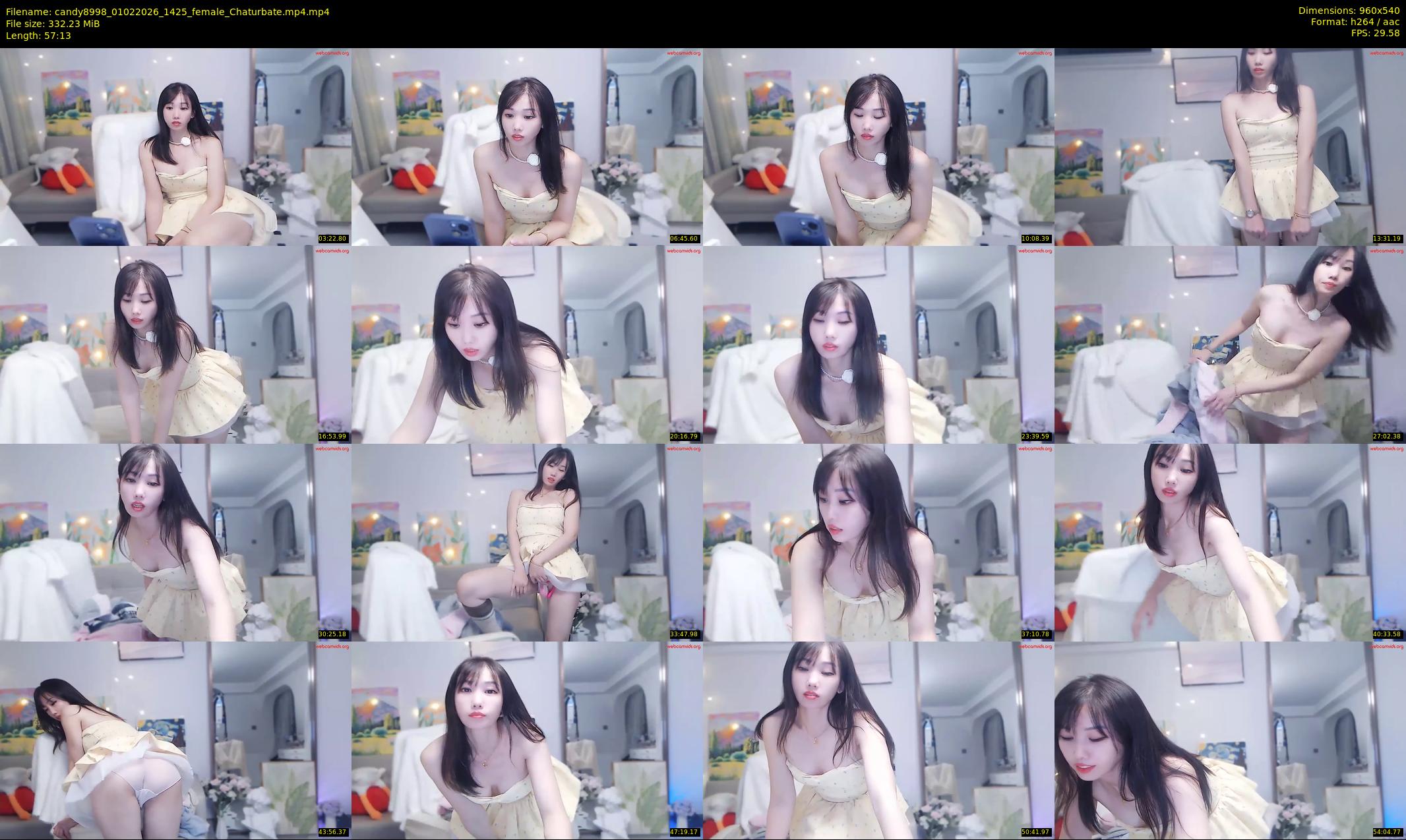 candy8998 — 58 minute Chaturbate female cam show recording, 480p, Feb 1, 2026