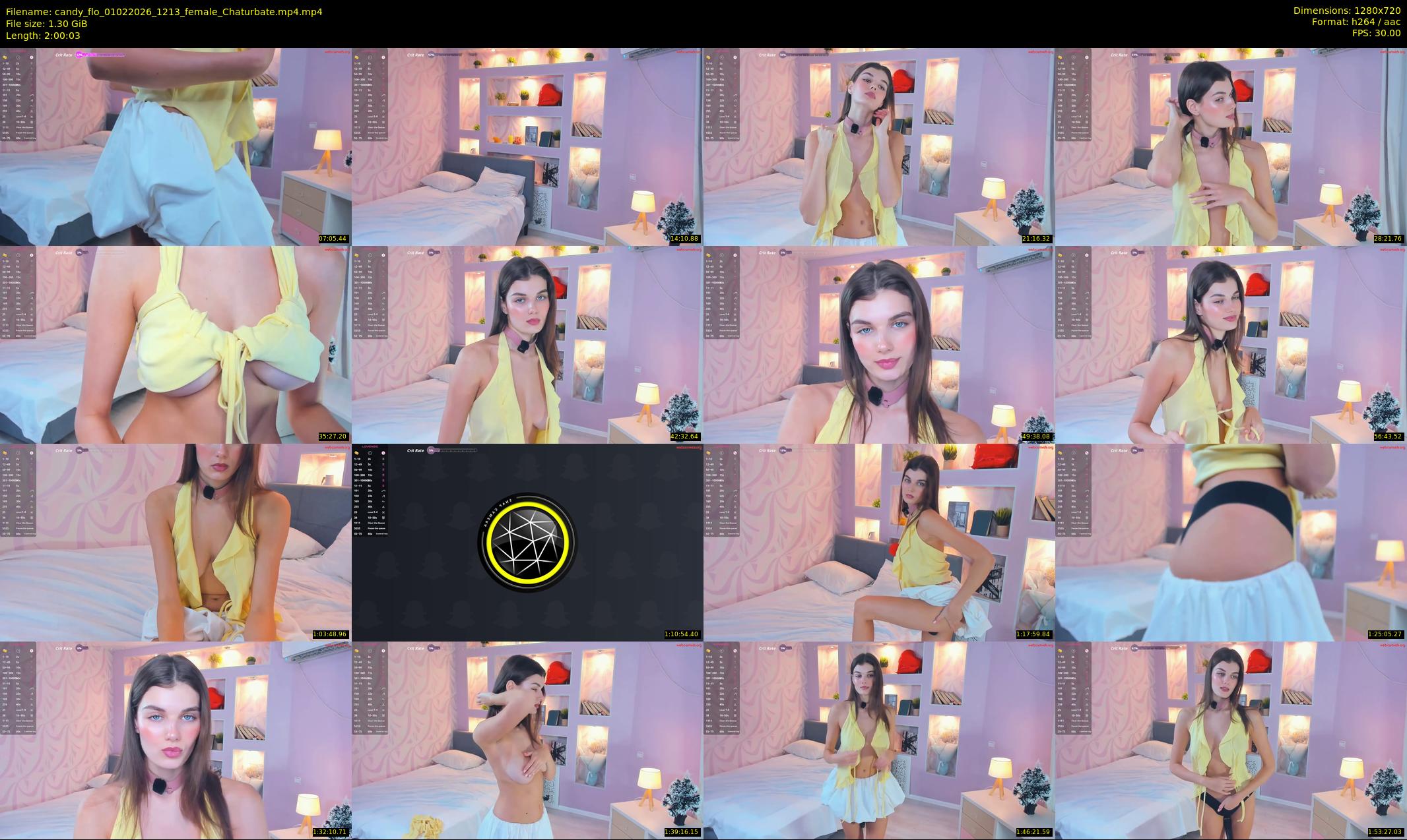 candy_flo — 121 minute Chaturbate female cam show recording, 720p, Feb 1, 2026