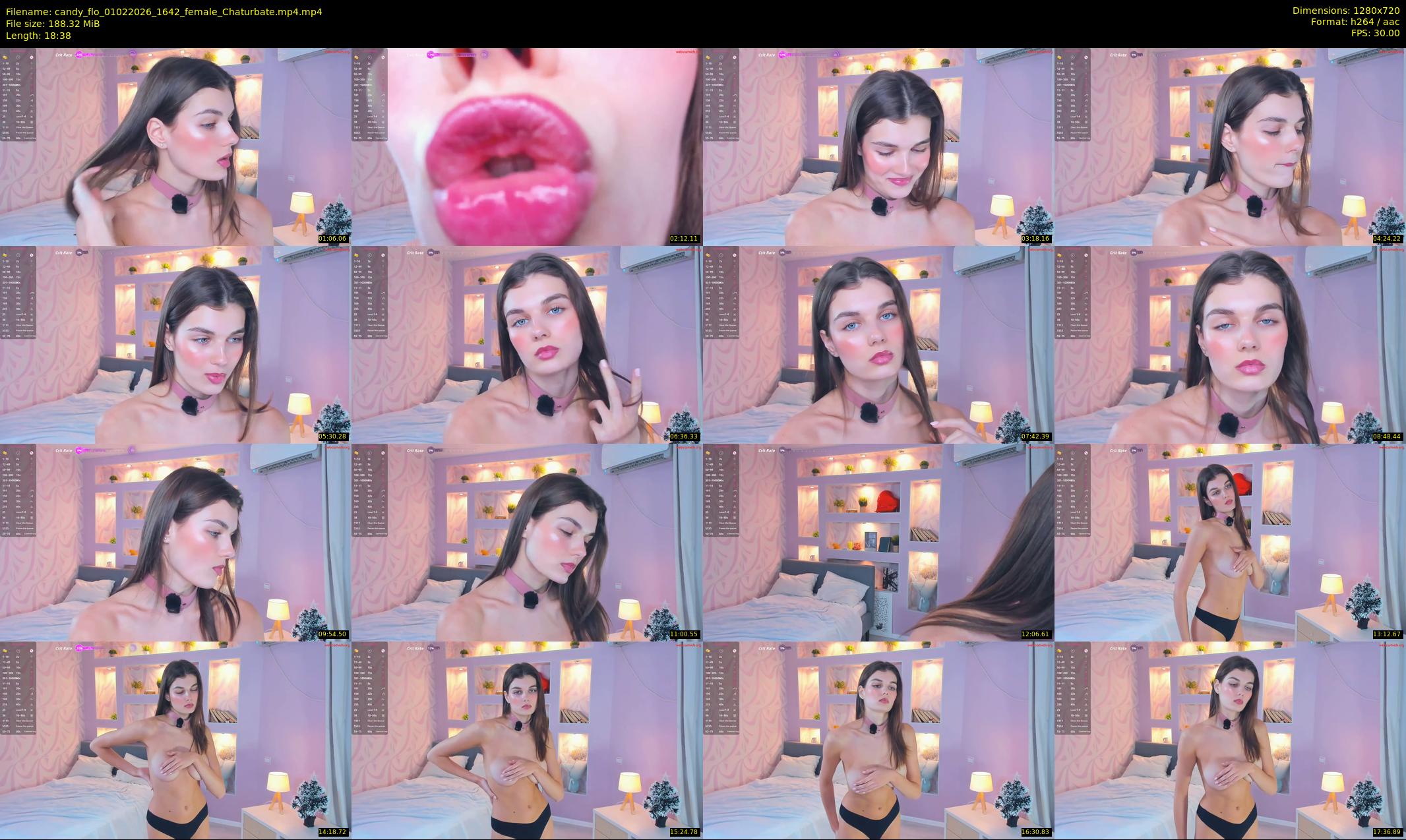 candy_flo — 19 minute Chaturbate female cam show recording, 720p, Feb 1, 2026