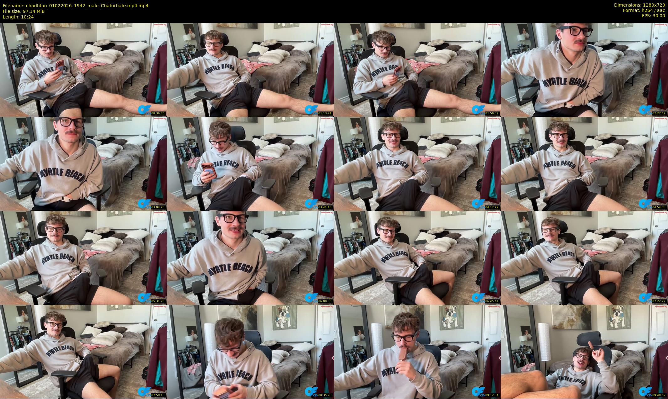 chadtitan — 11 minute Chaturbate male cam show recording, 720p, Feb 1, 2026