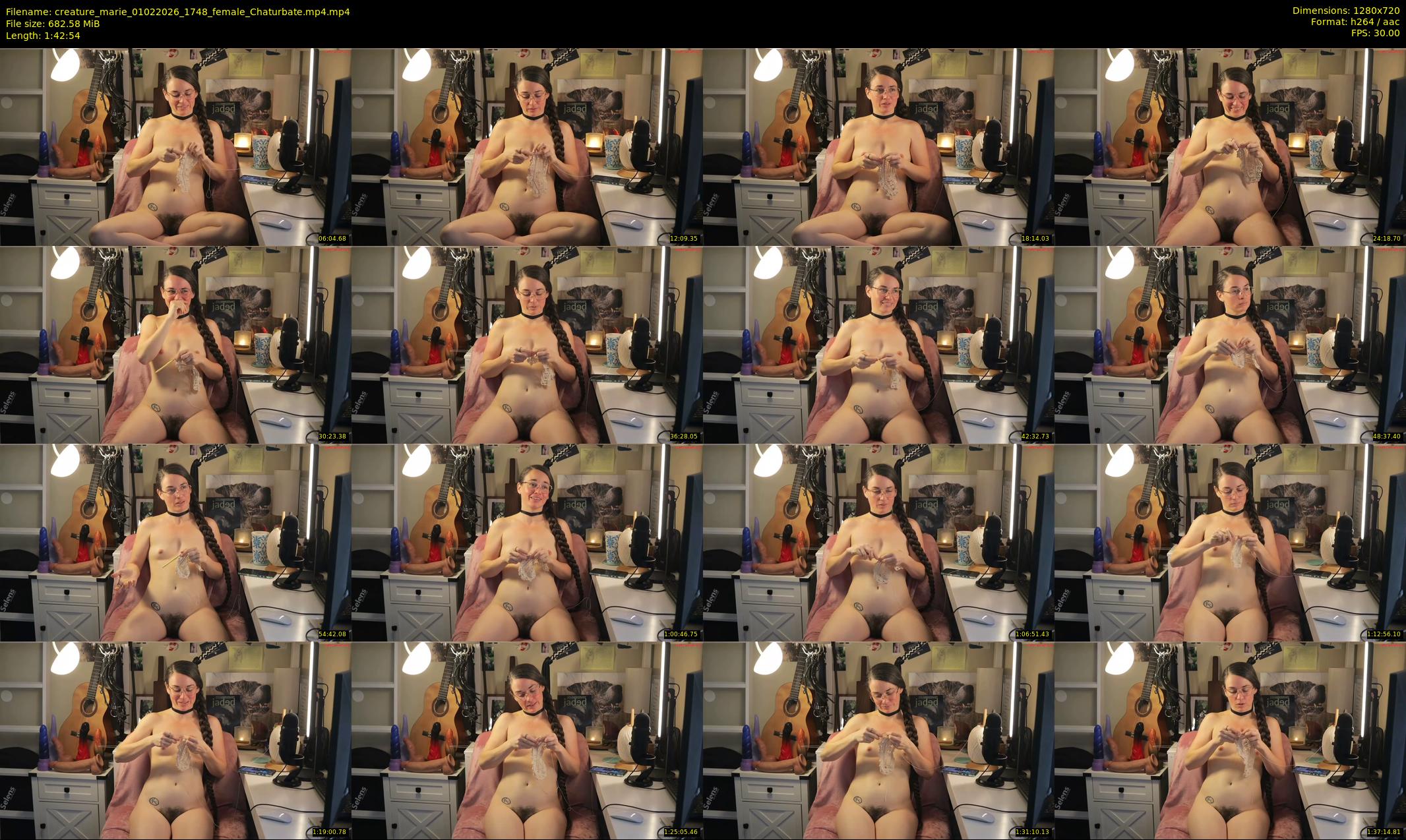 creature_marie — 103 minute Chaturbate female cam show recording, 720p, Feb 1, 2026
