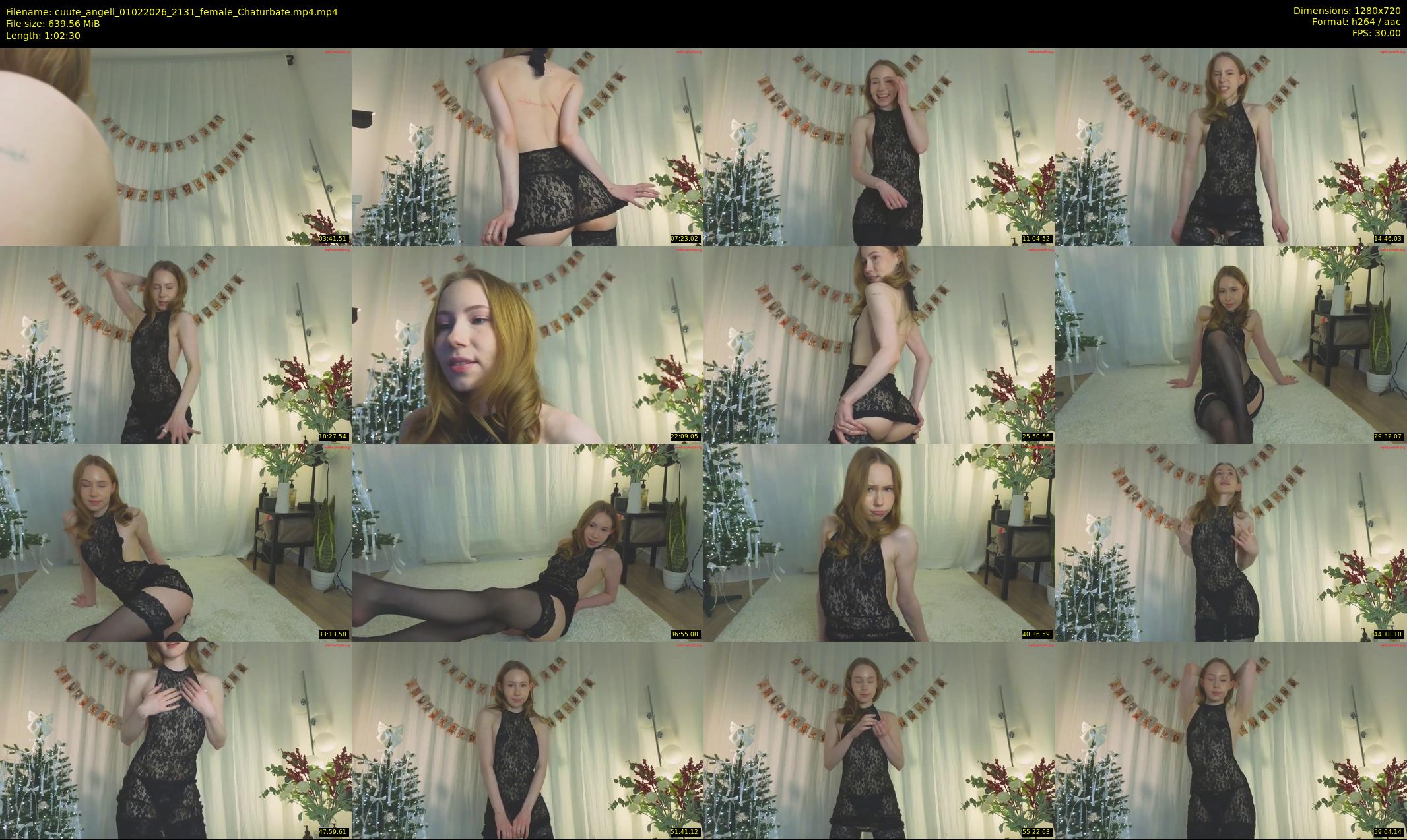 cuute_angell — 63 minute Chaturbate female cam show recording, 720p, Feb 1, 2026