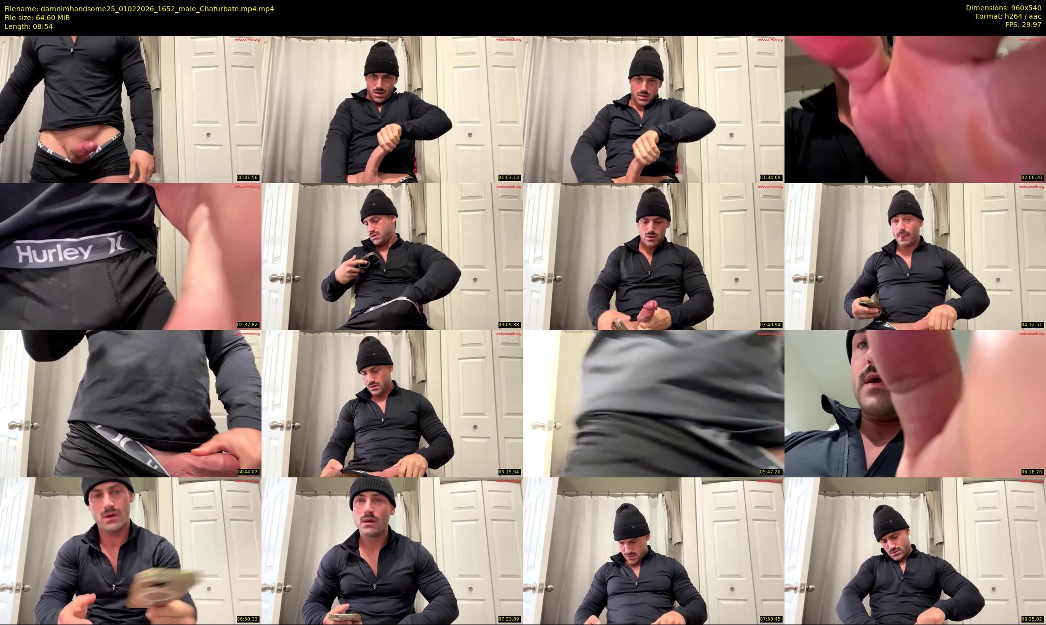 damnimhandsome25 — 9 minute Chaturbate male cam show recording, 480p, Feb 1, 2026