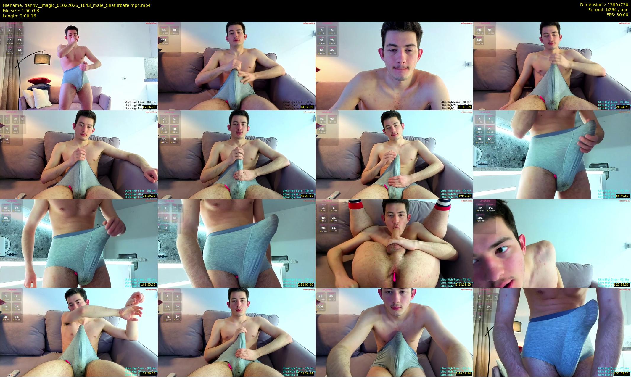 danny__magic — 121 minute Chaturbate male cam show recording, 720p, Feb 1, 2026