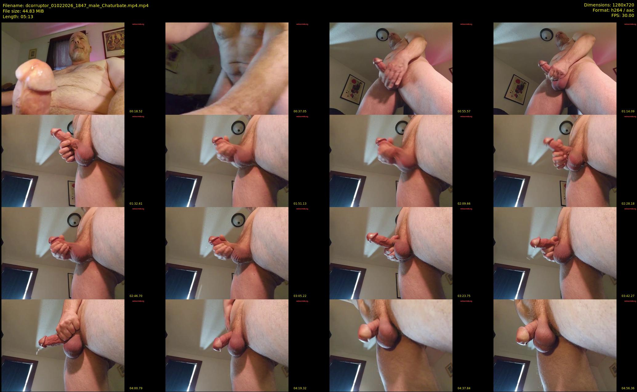 dcorruptor — 6 minute Chaturbate male cam show recording, 720p, Feb 1, 2026