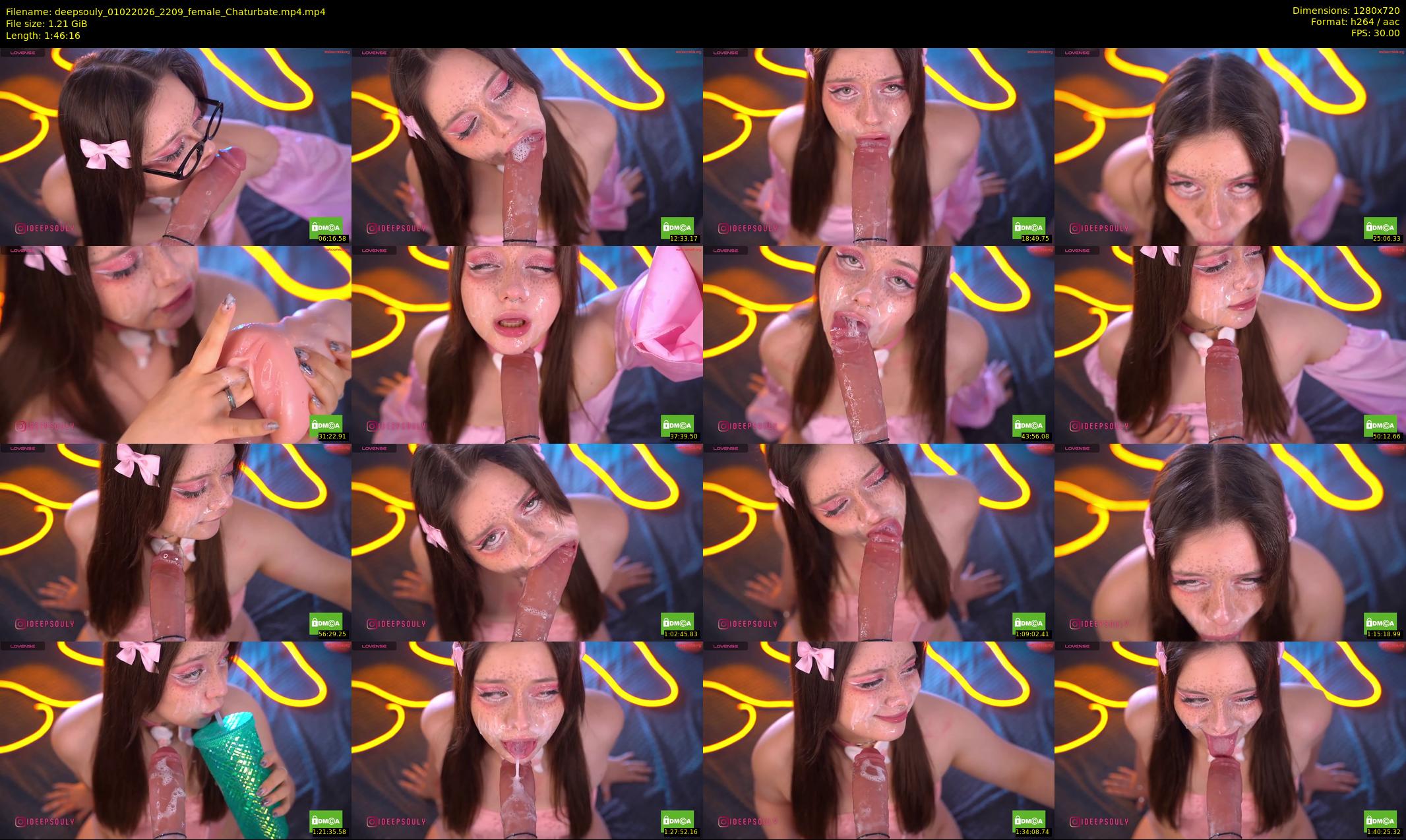 deepsouly — 107 minute Chaturbate female cam show recording, 720p, Feb 1, 2026