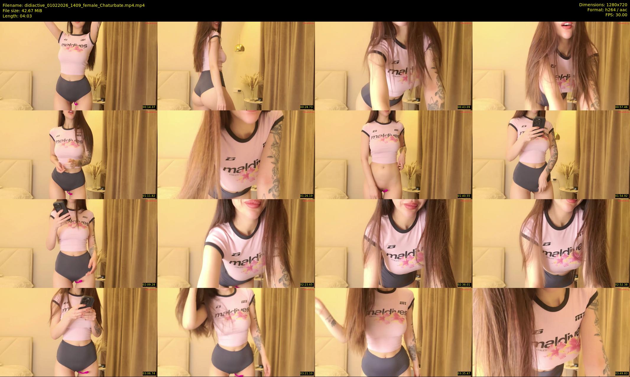 didiactive — 5 minute Chaturbate female cam show recording, 720p, Feb 1, 2026