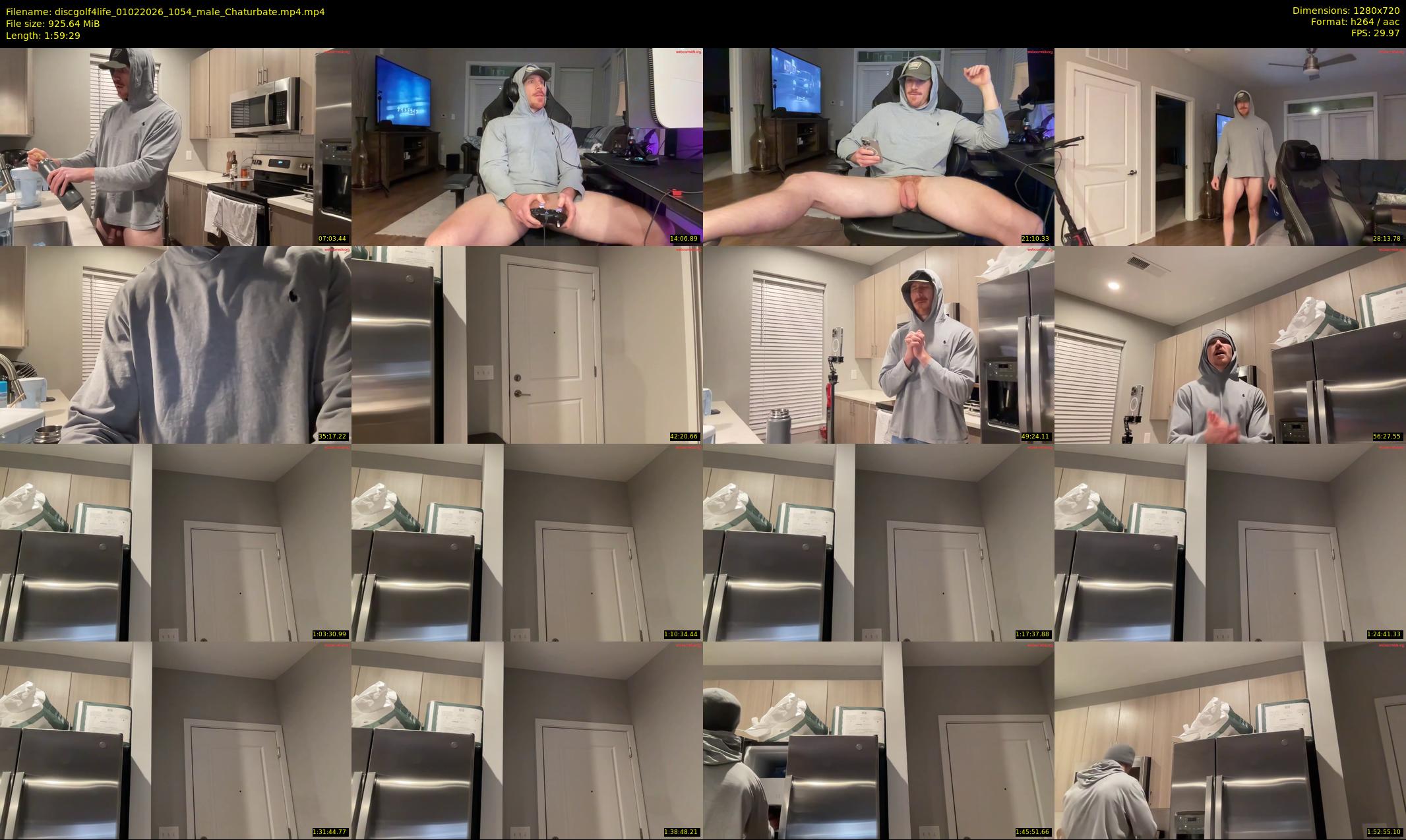 discgolf4life — 120 minute Chaturbate male cam show recording, 720p, Feb 1, 2026