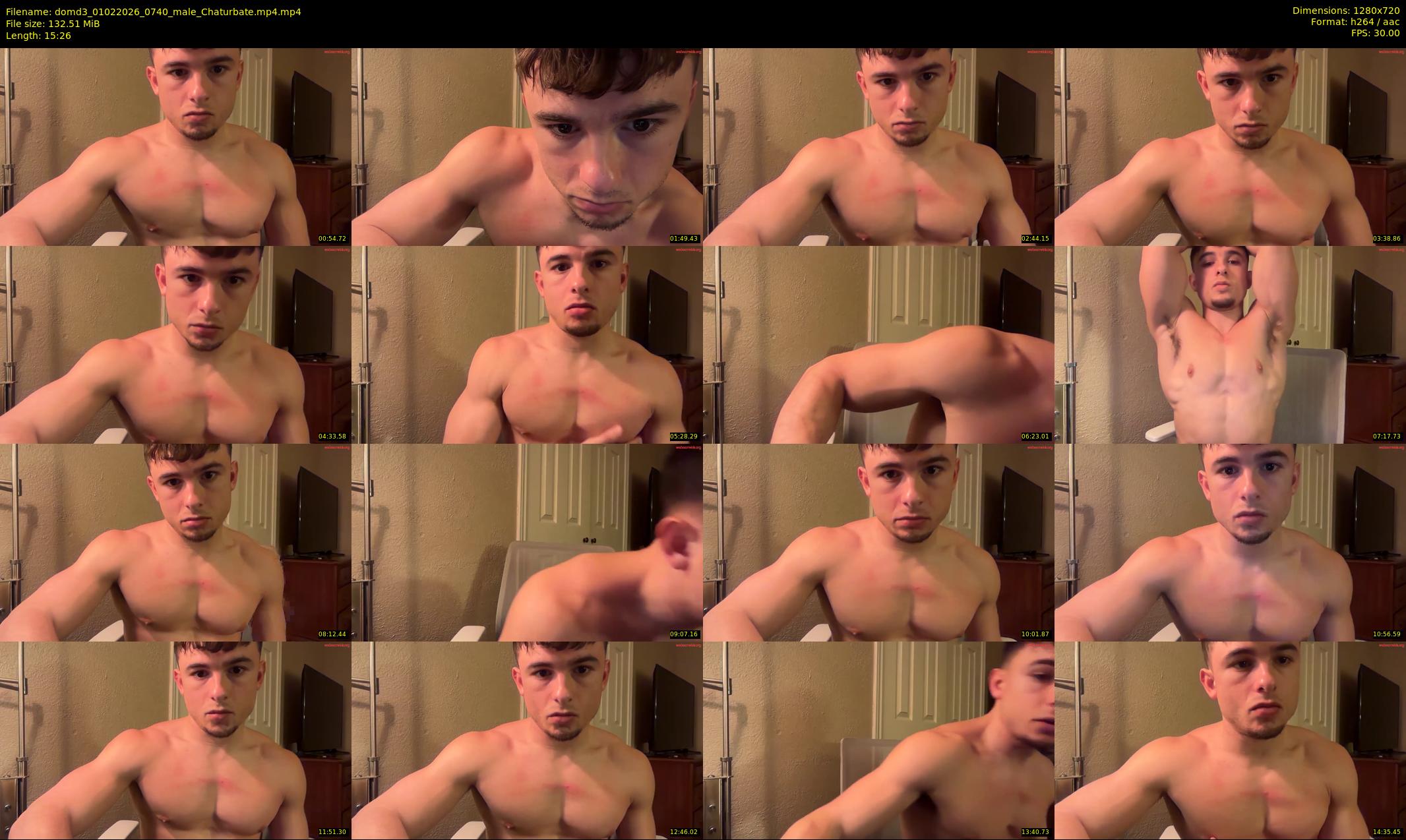 domd3 — 16 minute Chaturbate male cam show recording, 720p, Feb 1, 2026