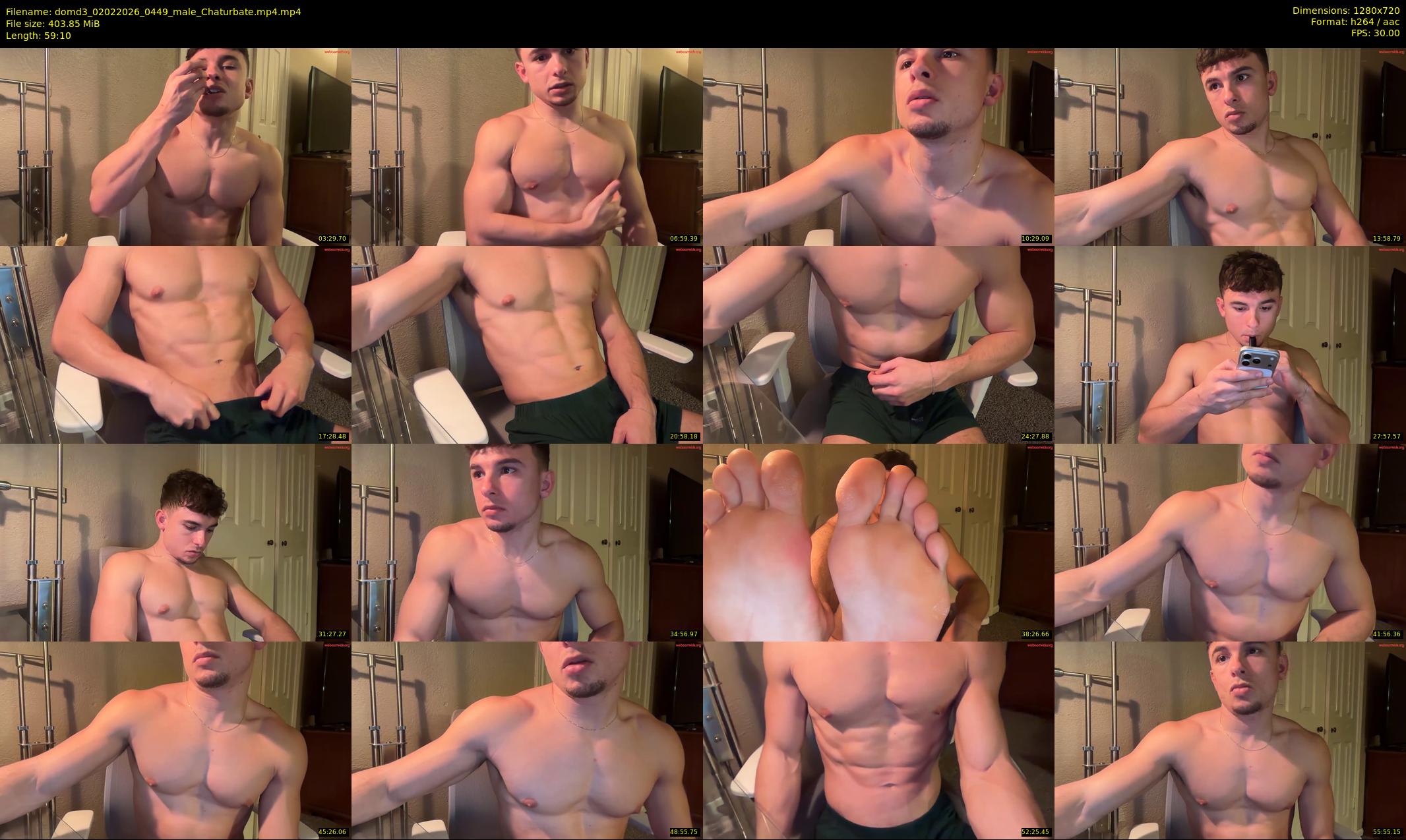 domd3 — 60 minute Chaturbate male cam show recording, 720p, Feb 2, 2026