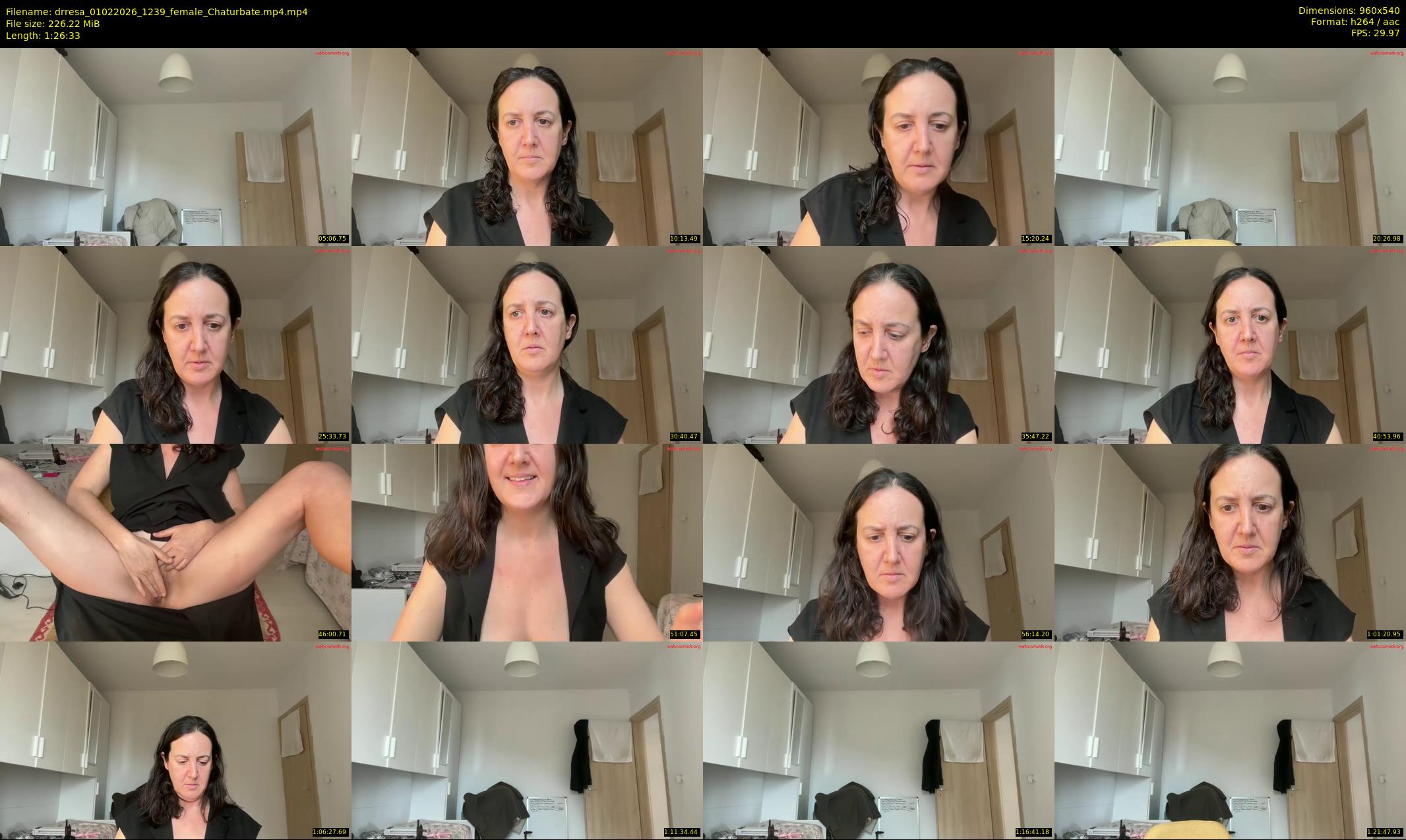 drresa — 87 minute Chaturbate female cam show recording, 480p, Feb 1, 2026