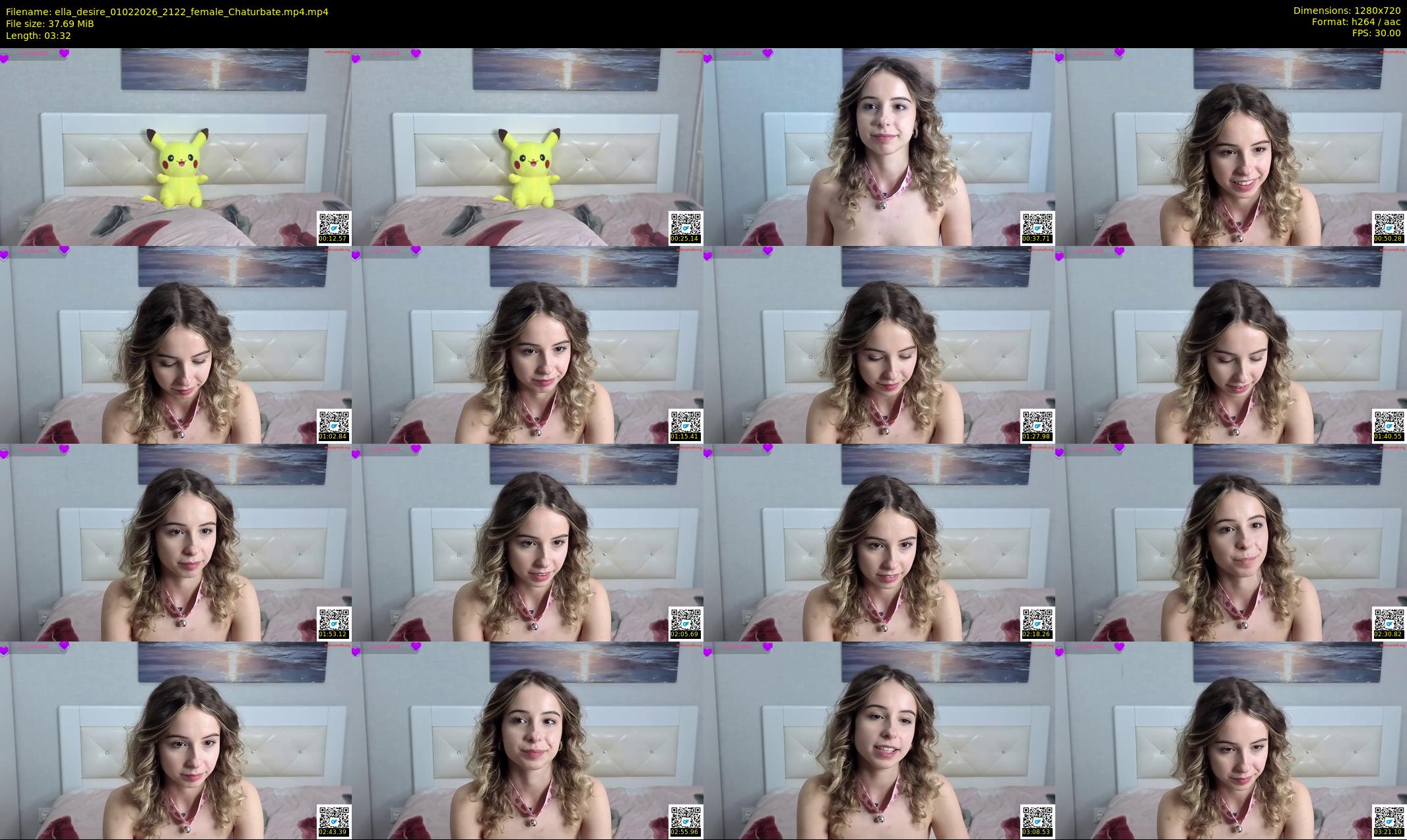 ella_desire — 4 minute Chaturbate female cam show recording, 720p, Feb 1, 2026