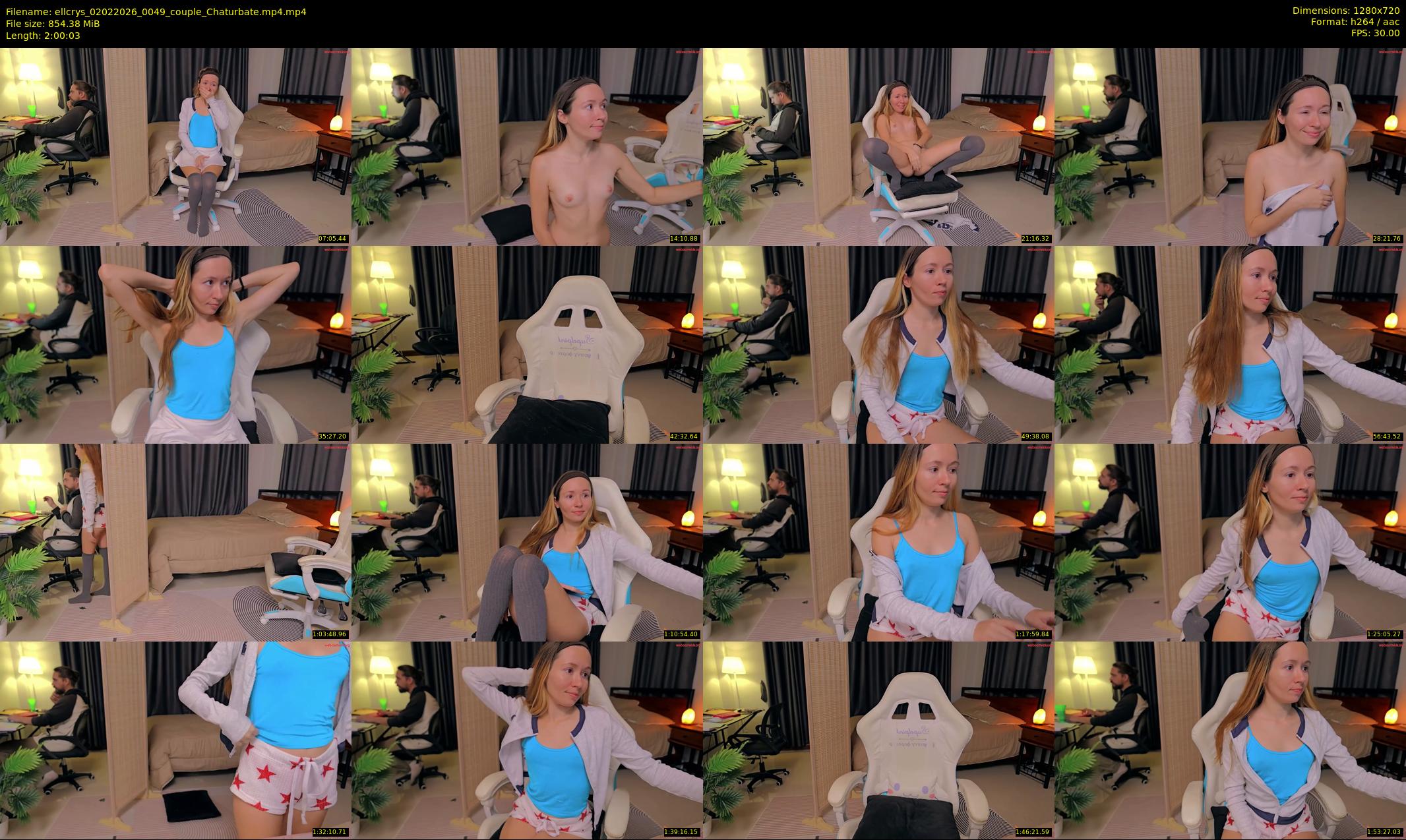 ellcrys — 121 minute Chaturbate couple cam show recording, 720p, Feb 2, 2026
