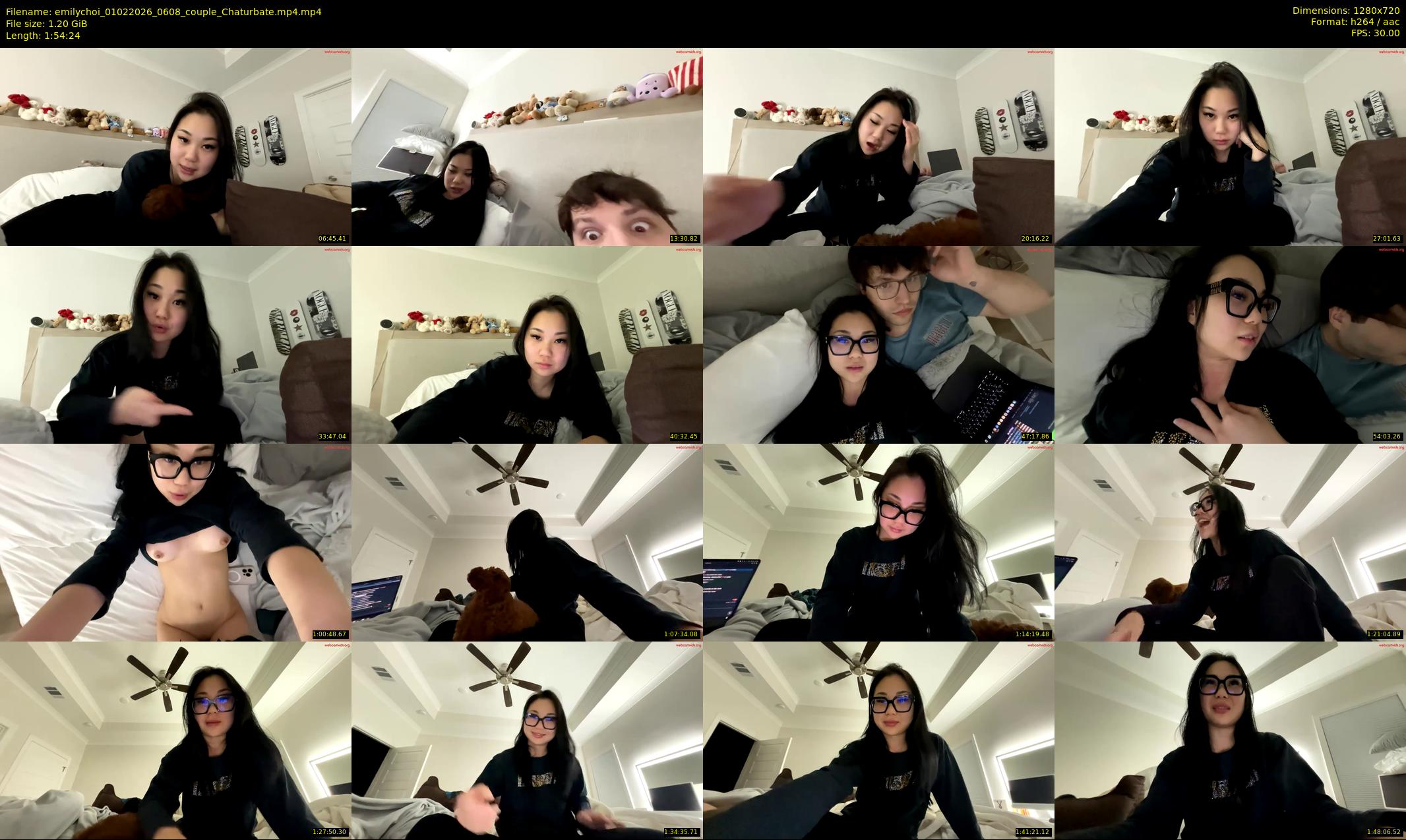 emilychoi — 115 minute Chaturbate female cam show recording, 720p, Feb 1, 2026