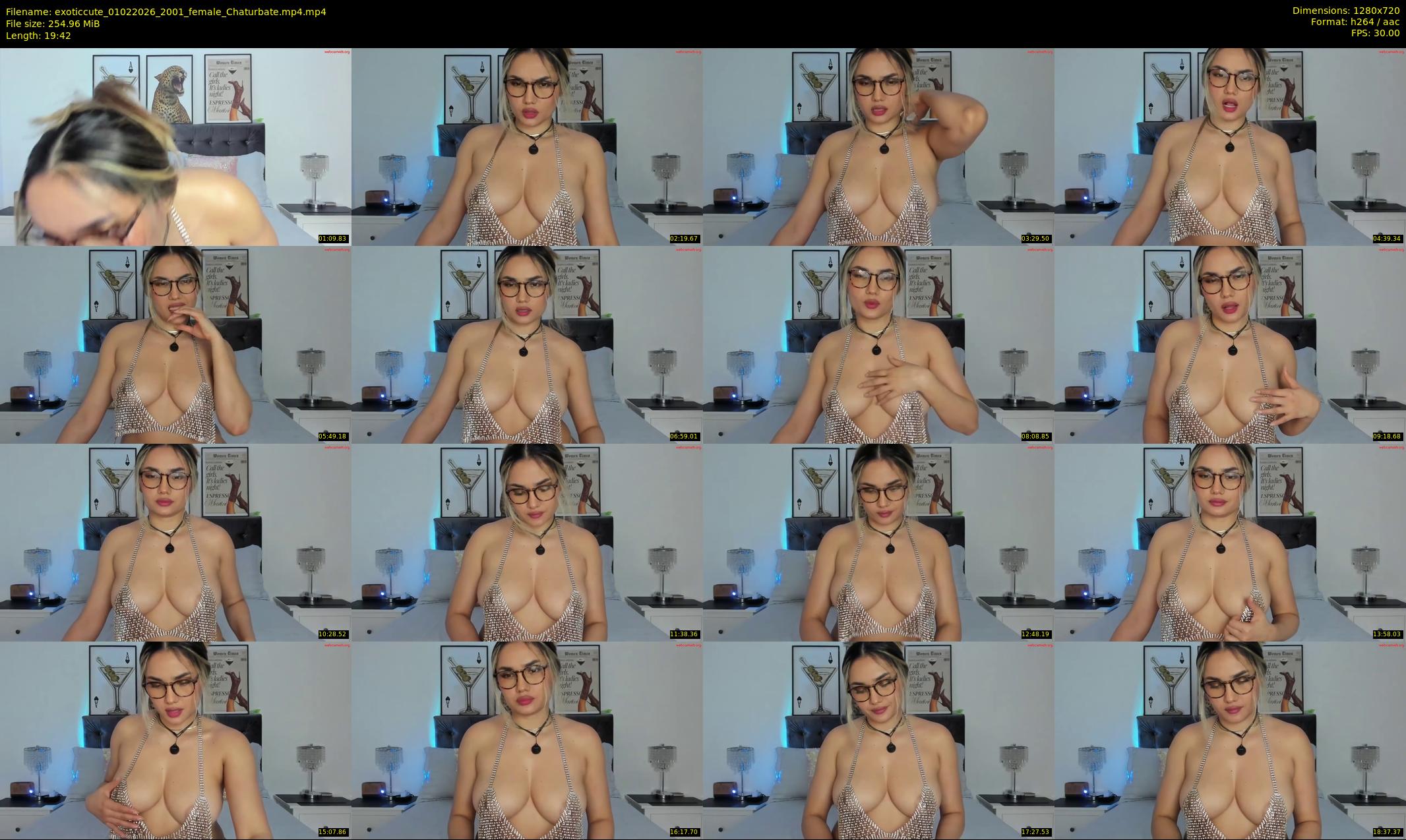exoticcute — 20 minute Chaturbate female cam show recording, 720p, Feb 1, 2026