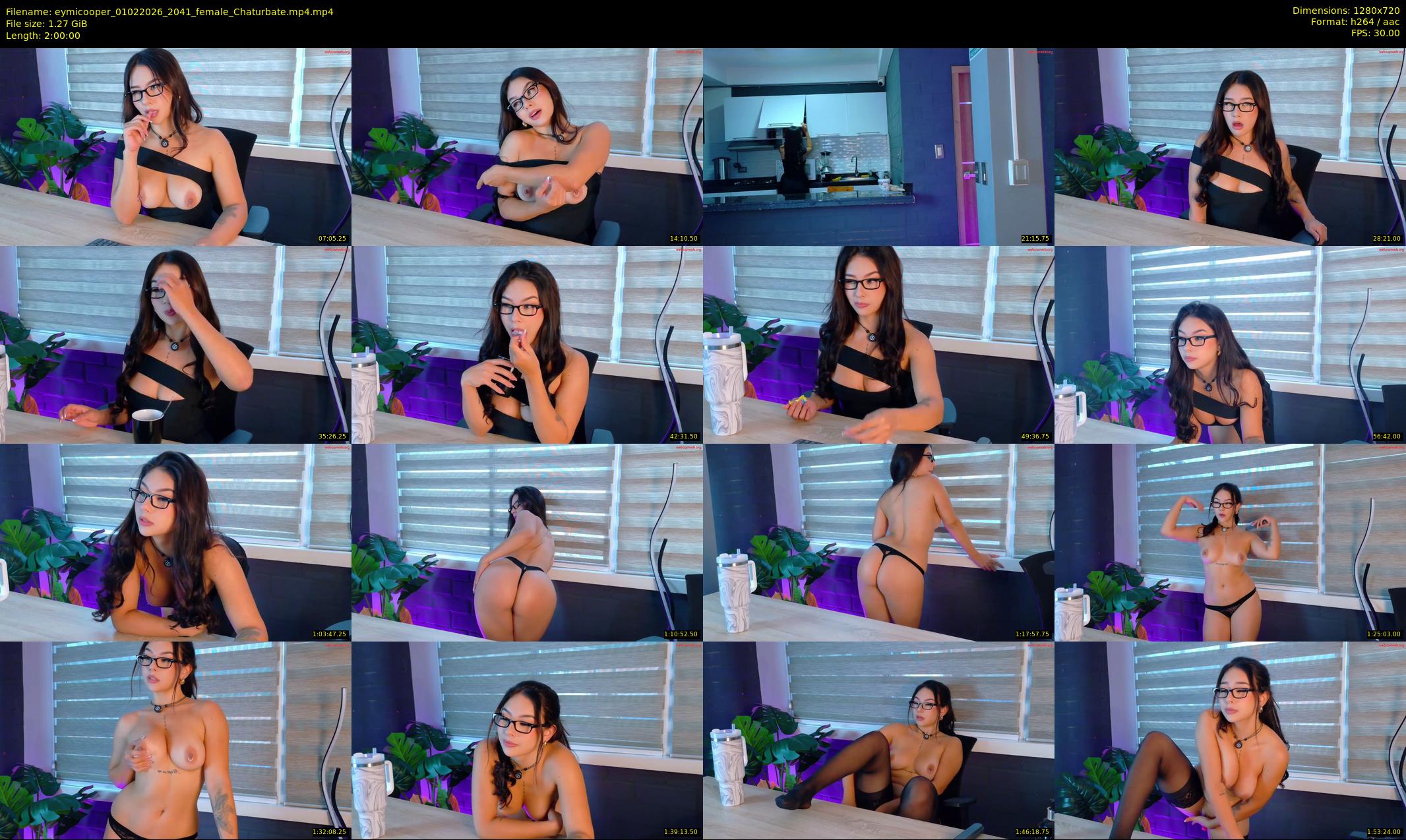 eymicooper — 120 minute Chaturbate female cam show recording, 720p, Feb 1, 2026