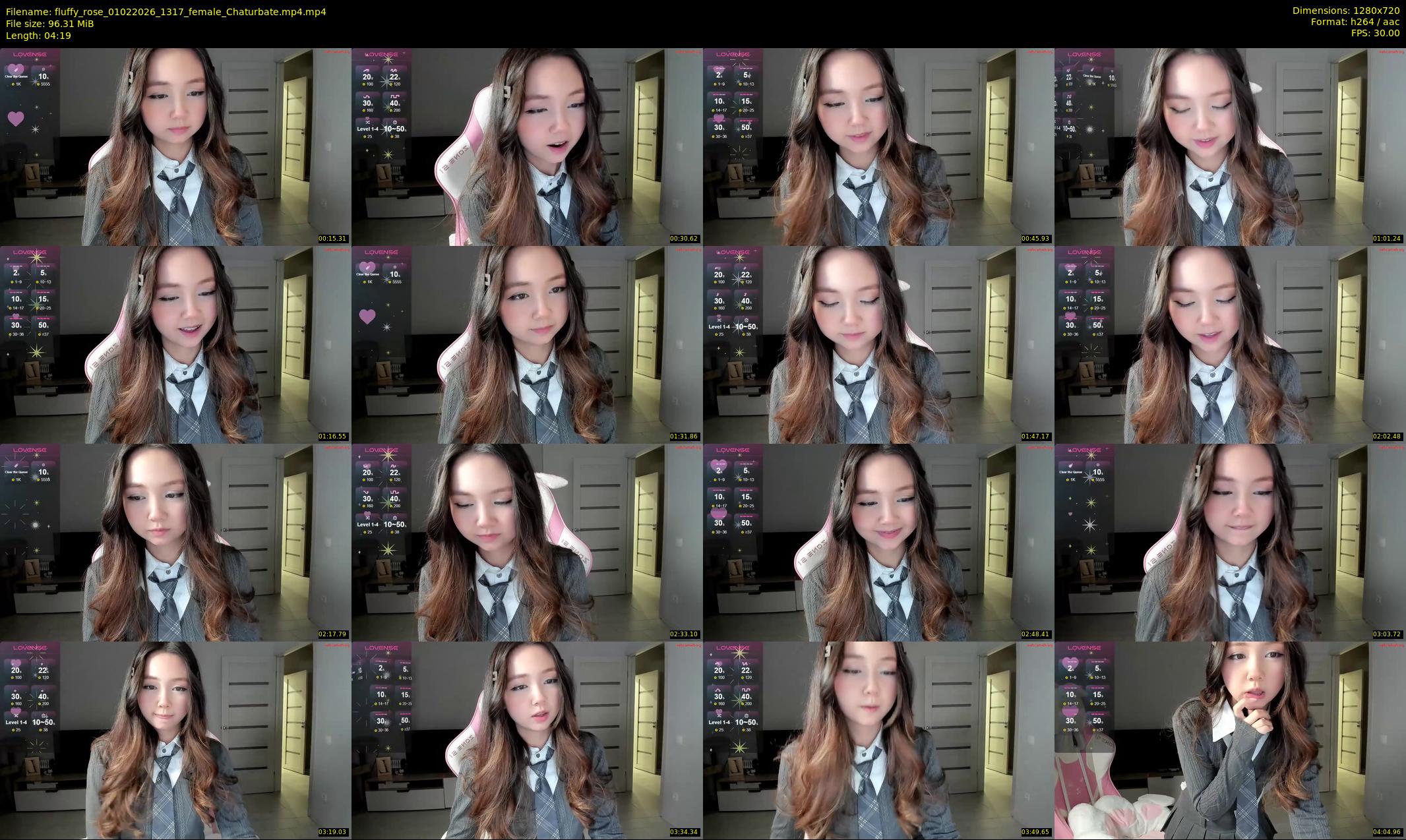 fluffy_rose — 5 minute Chaturbate female cam show recording, 720p, Feb 1, 2026