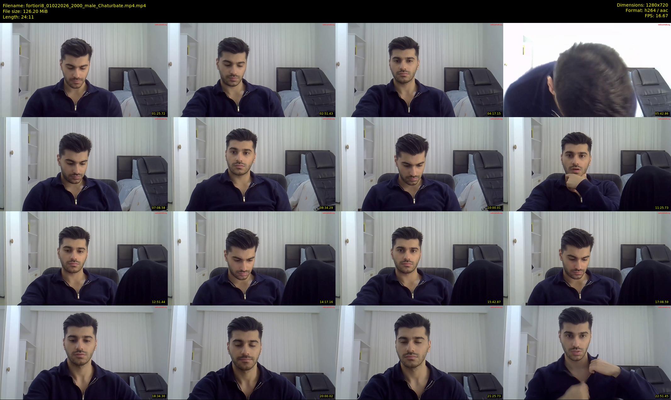 fortiori8 — 25 minute Chaturbate male cam show recording, 720p, Feb 1, 2026