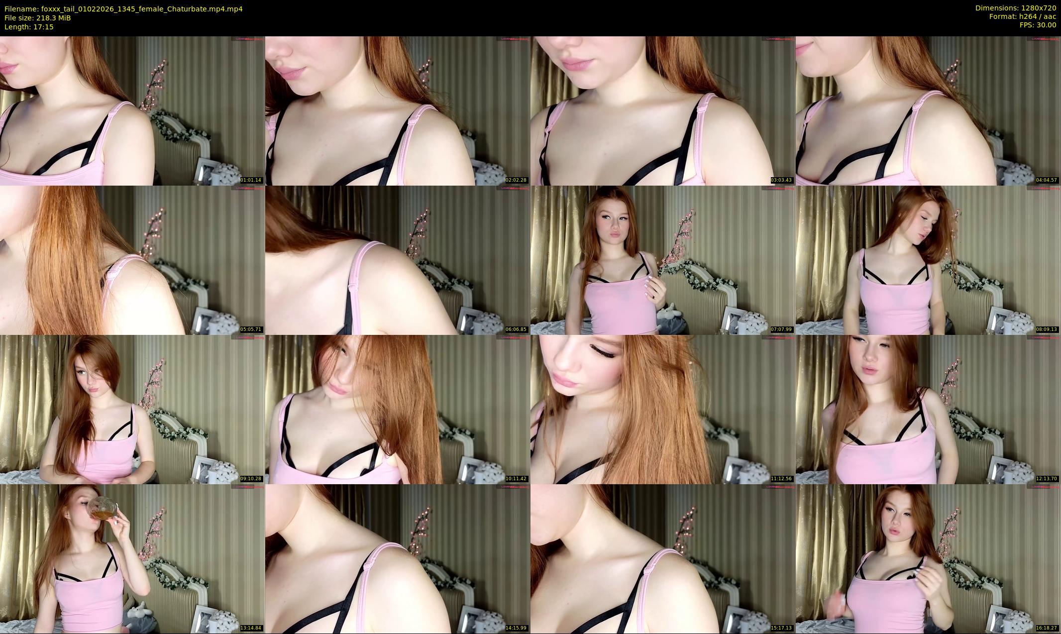 foxxx_tail — 18 minute Chaturbate female cam show recording, 720p, Feb 1, 2026