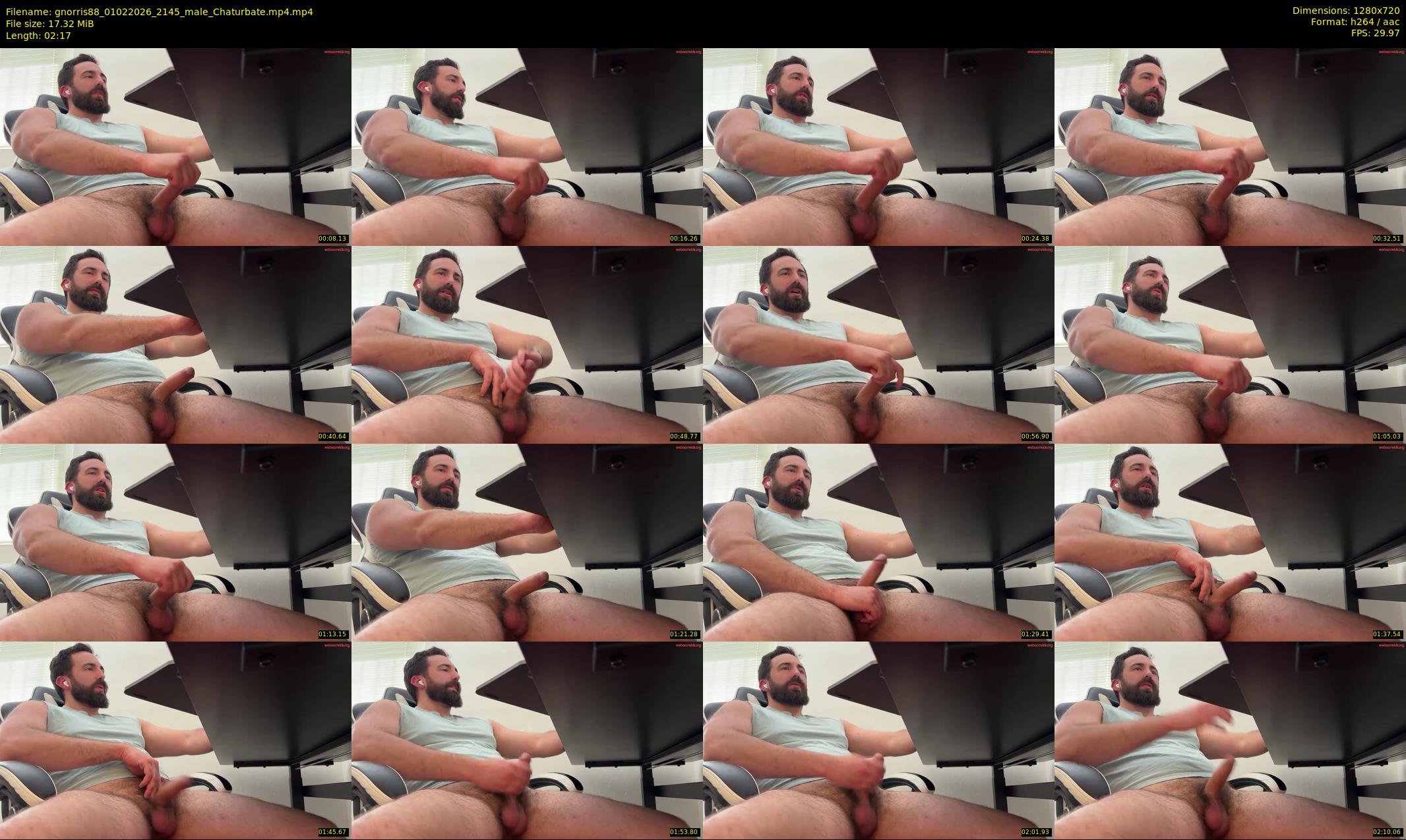 gnorris88 — 3 minute Chaturbate male cam show recording, 720p, Feb 1, 2026
