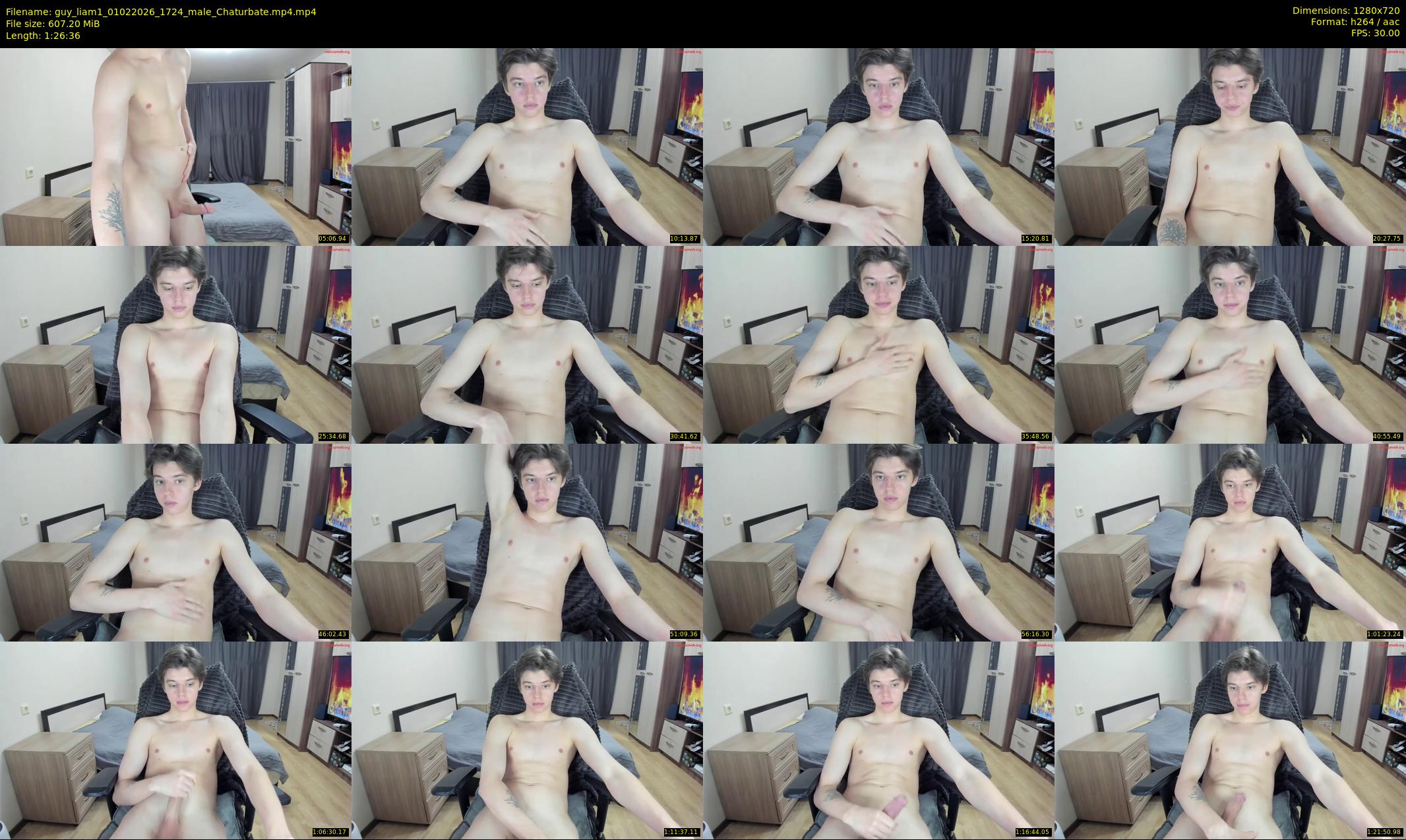 guy_liam1 — 87 minute Chaturbate male cam show recording, 720p, Feb 1, 2026