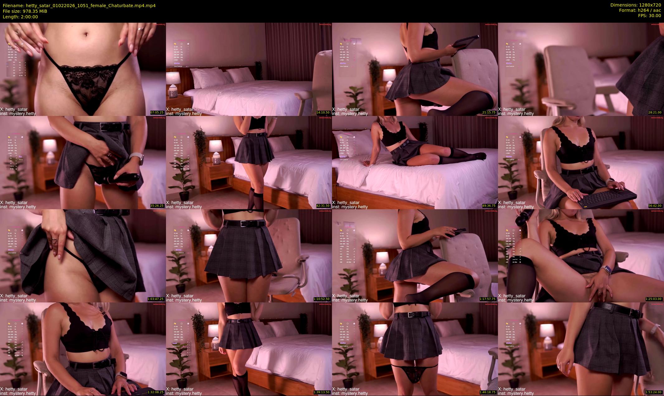 hetty_satar — 120 minute Chaturbate female cam show recording, 720p, Feb 1, 2026