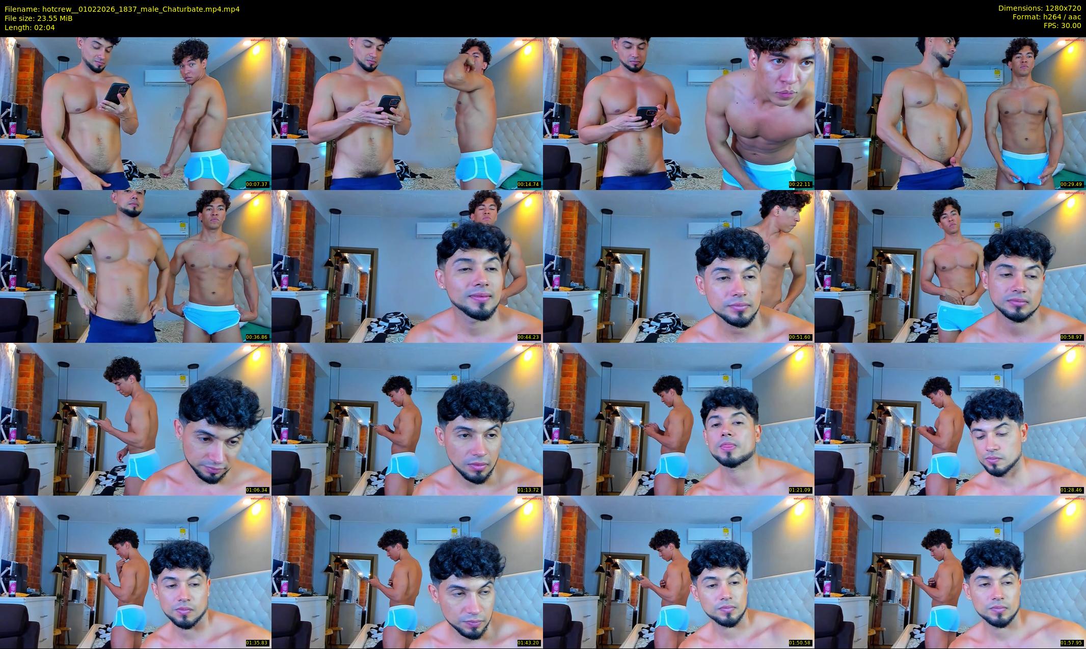 hotcrew_ — 3 minute Chaturbate male cam show recording, 720p, Feb 1, 2026