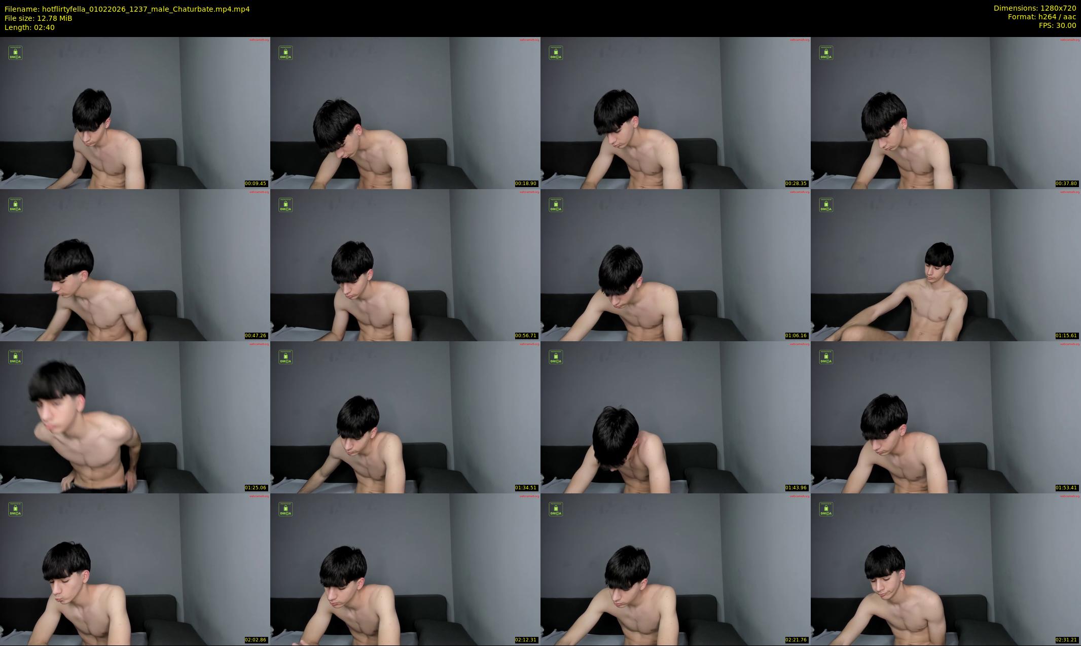hotflirtyfella — 3 minute Chaturbate male cam show recording, 720p, Feb 1, 2026