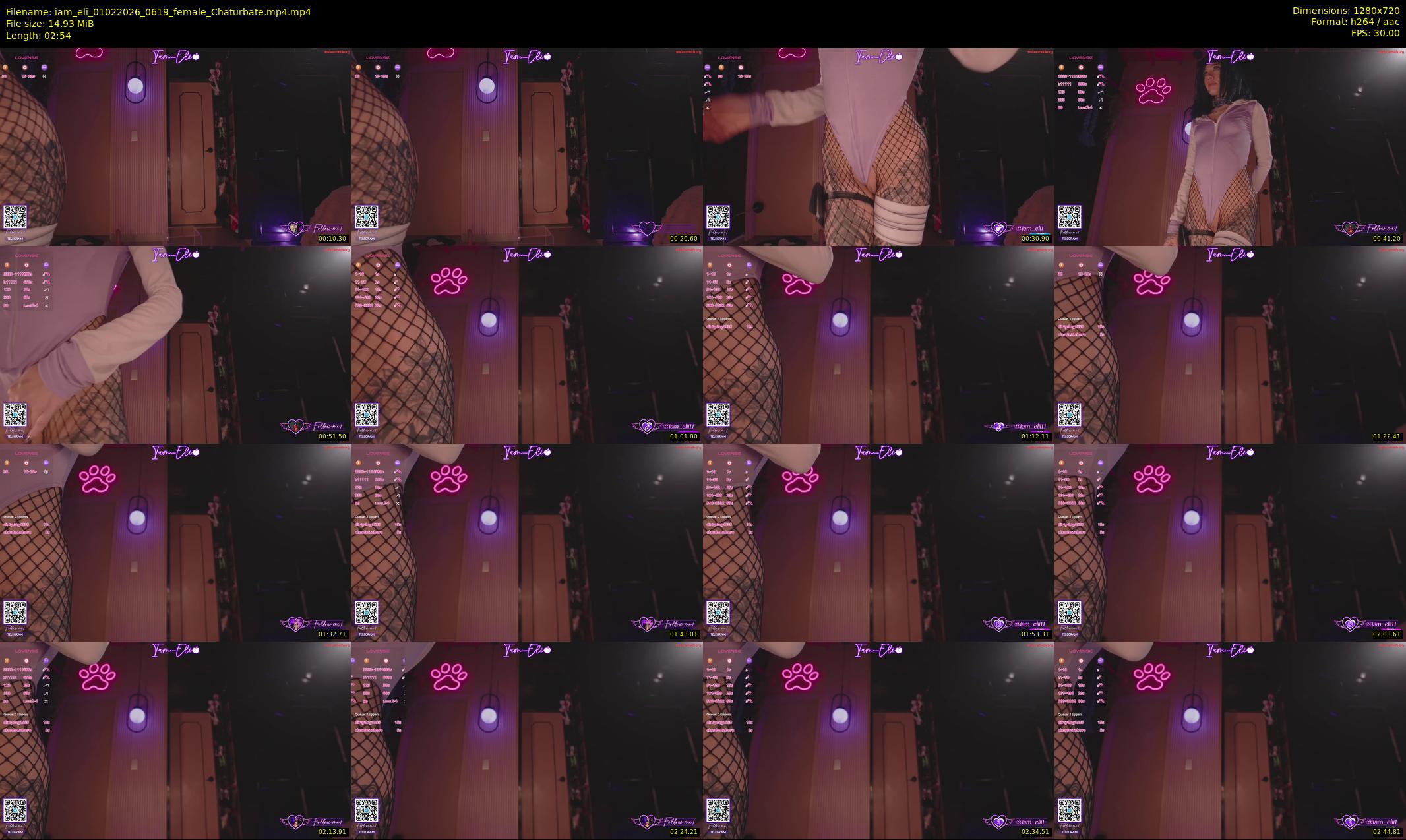 iam_eli — 3 minute Chaturbate female cam show recording, 720p, Feb 1, 2026